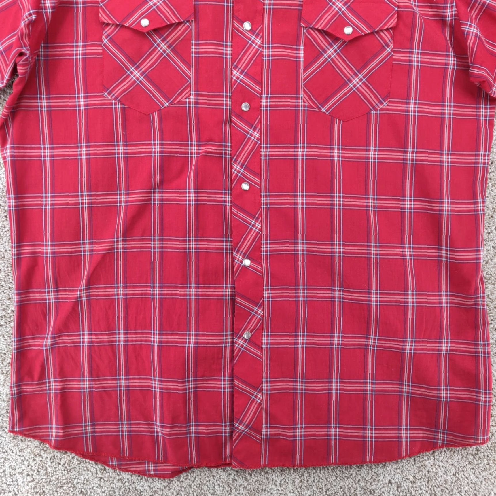 Wrangler VINTAGE Wrangler X Long Tails Shirt Pearl Snap Men 17.5 Red Plaid Western Cowboy Shirt Men 17.5 Red Plaid Wrangler Pearl Snap Western Cowboy Size US XXL / EU 58 / 5 - 5 Thumbnail