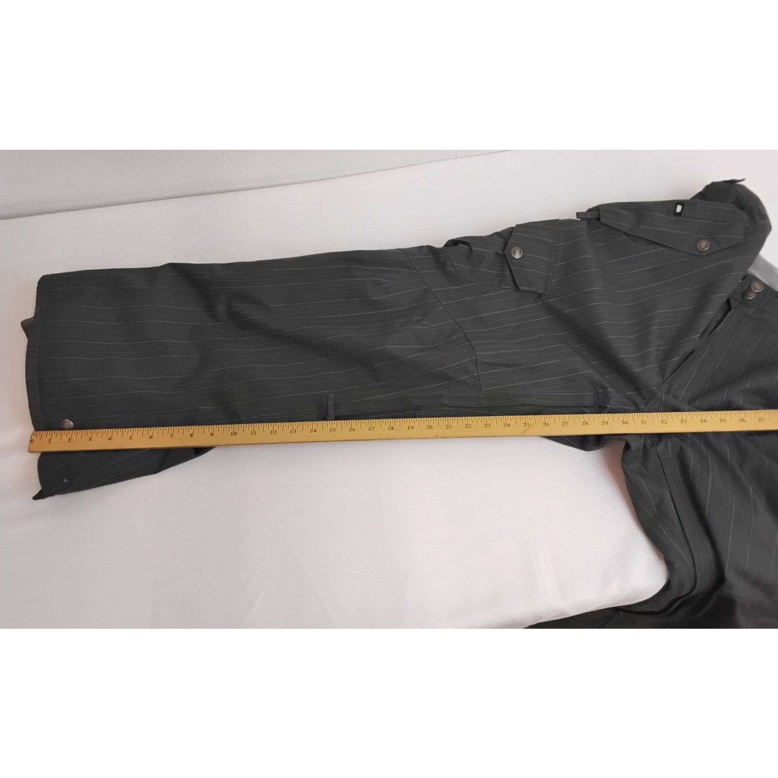 686 686 Snow Pants Men's L Gray Stripes Ski Snowboard Infidry Size US 36 / EU 52 - 12 Thumbnail