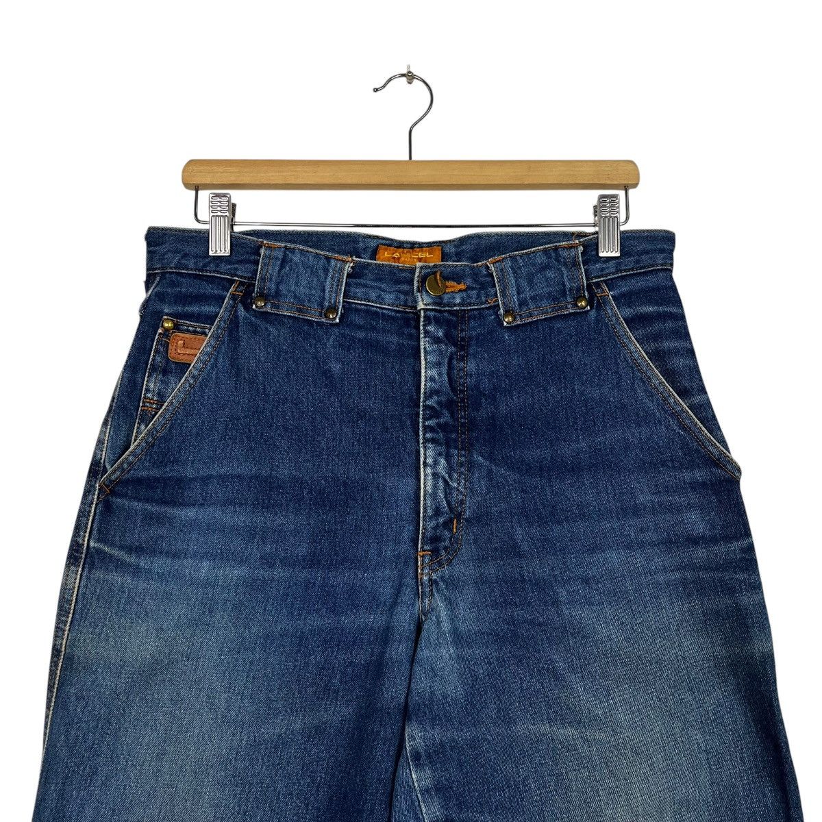 Lancel Vintage Lancel Baggy Denim Jeans Size US 32 / EU 48 - 2 Thumbnail