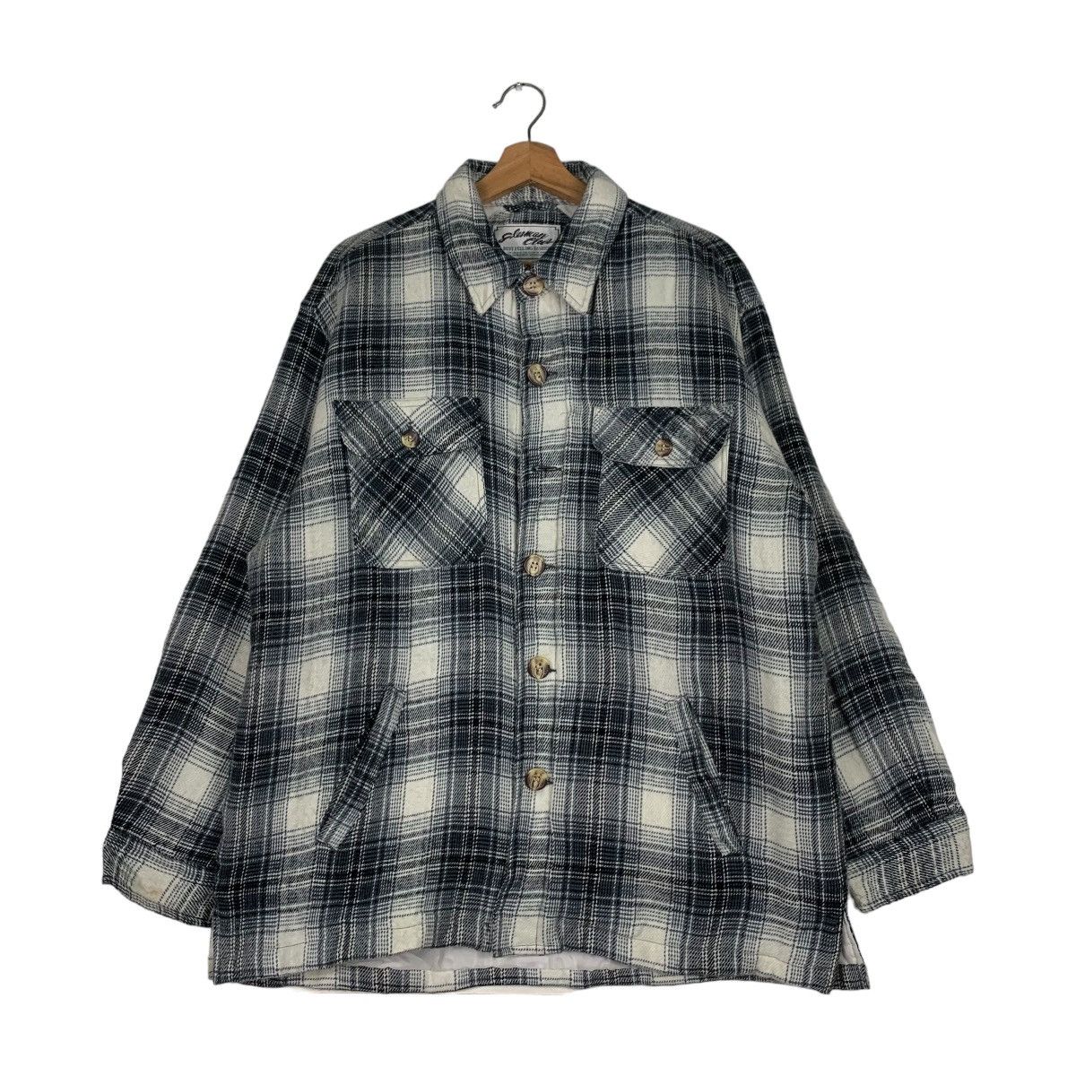 Flannel GLEEMAN CLUB Four Pocket Tartan Flannel Jacket #0560-C26 Size US L / EU 52-54 / 3 - 1 Thumbnail