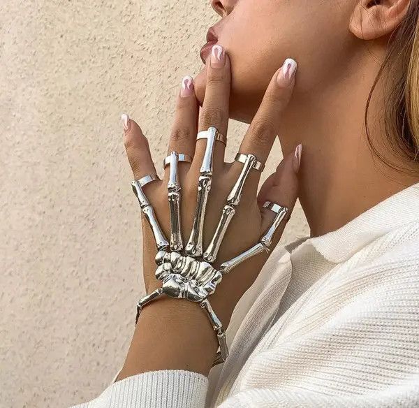 VIBE Silver color exo-skeleton bracelet Size ONE SIZE - 3 Thumbnail