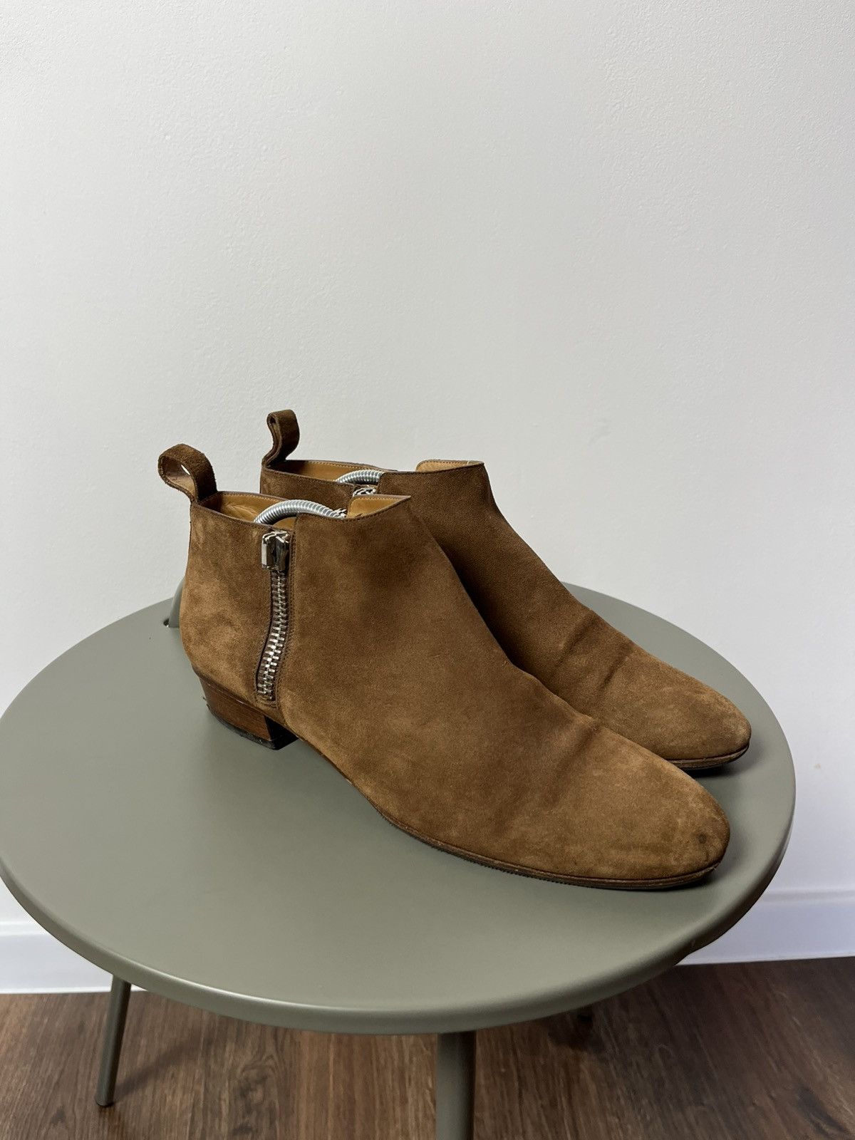 Gucci Gucci Suede Side-Zip Ankle Boots 39 EU / 8 US Made in Italy Size US 8 / IT 38 - 1 Thumbnail