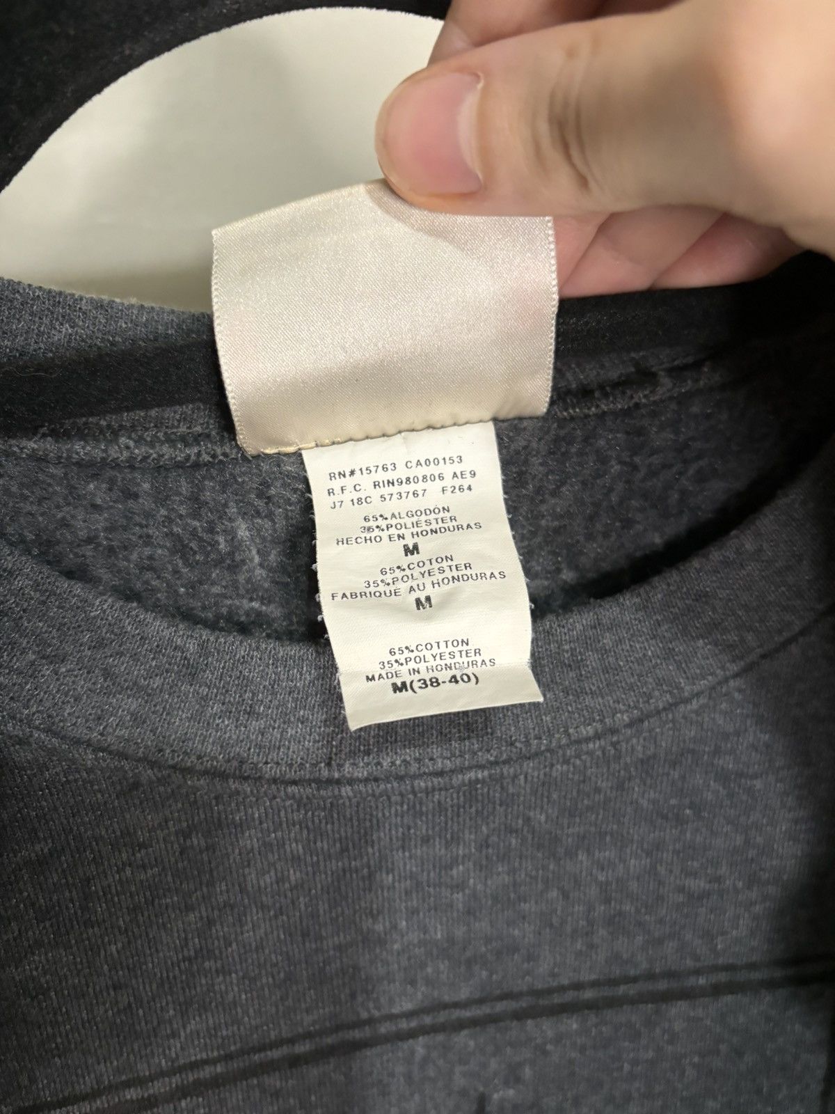 Hanes × Vintage Vintage 1990s Alcatraz Prison Grey Graphic Sweatshirt Size US M / EU 48-50 / 2 - 4 Thumbnail