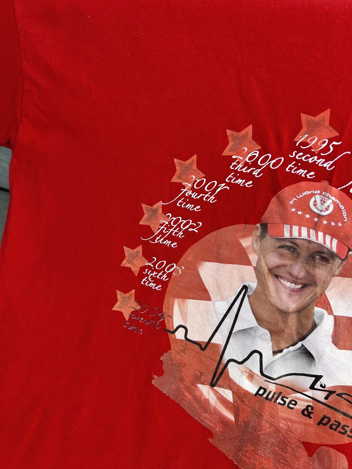 Vintage Michael Schumacher F1 Vintage Tee XL/XXL Size US XL / EU 56 / 4 - 5 Thumbnail