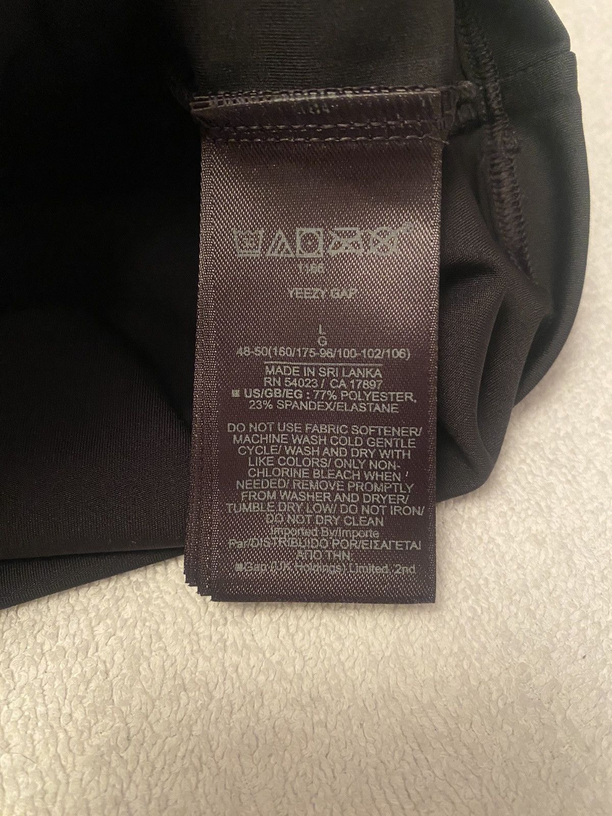 Yeezy SIZE LYeezy Gap Engineered by Balenciaga Second Skin Size US L / EU 52-54 / 3 - 6 Thumbnail