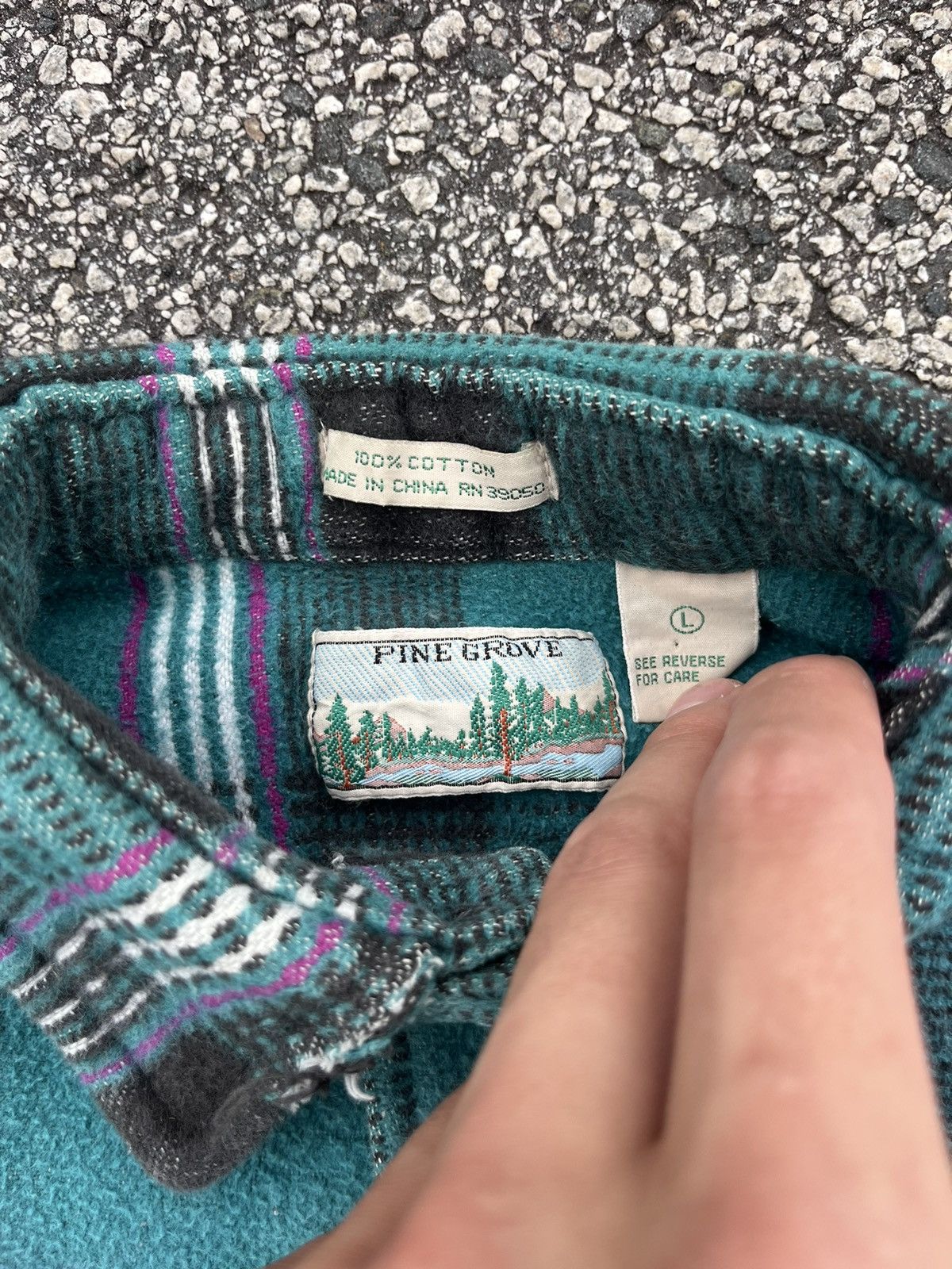 Japanese Brand × Vintage Vintage thick pine grove button up Size US L / EU 52-54 / 3 - 3 Thumbnail
