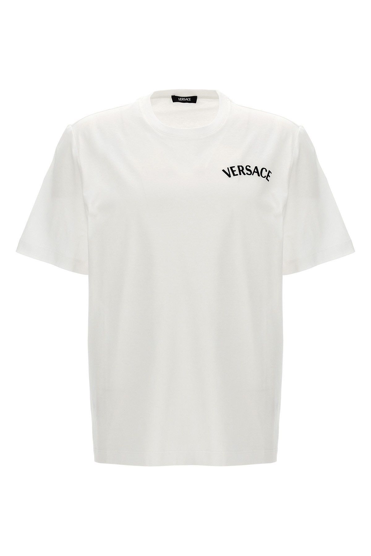 image of Versace Logo T-Shirt in White, Men's (Size XL)