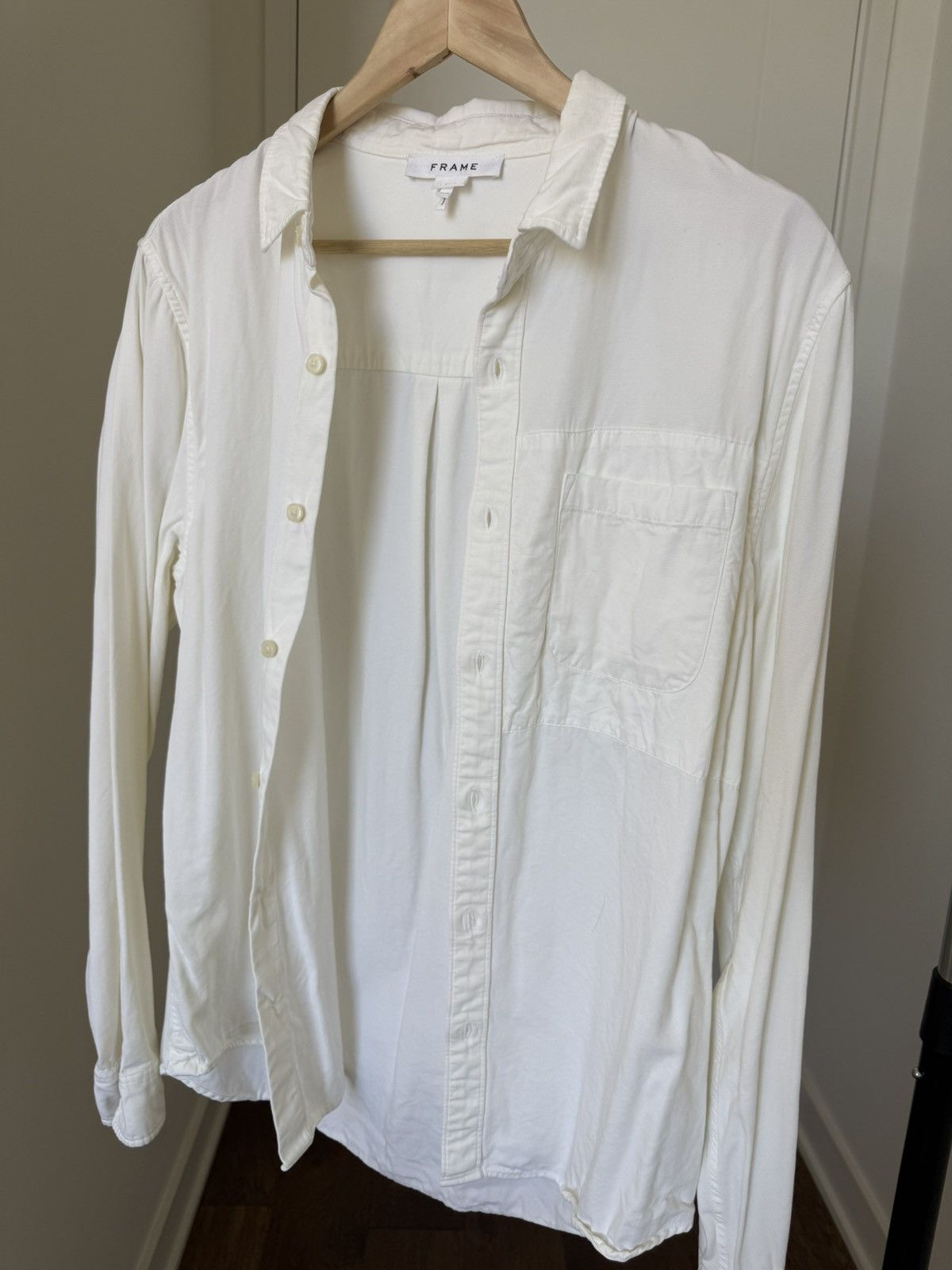 Frame FRAME Men’s Tonal Blocking Classic-Fit Sport Shirt Size US M / EU 48-50 / 2 - 5 Thumbnail