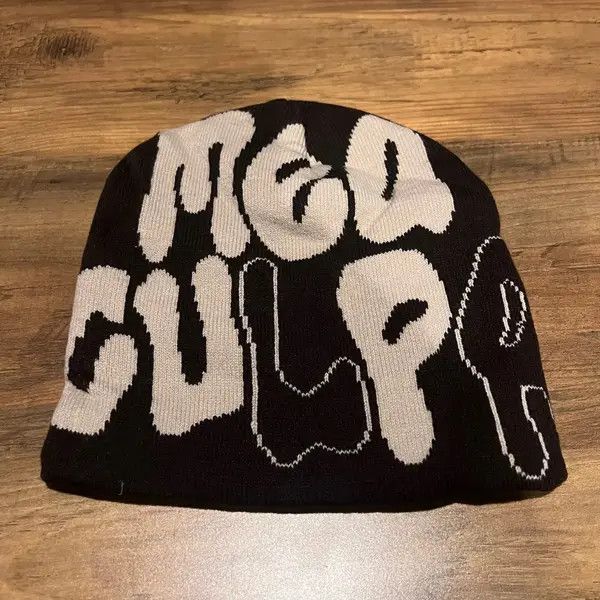VIBE Y2K Beanie Hat Unisex Streetwear Vintage Avantgarde Size ONE SIZE - 8 Thumbnail