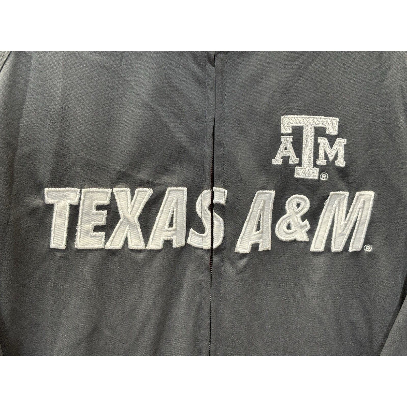 The Unbranded Brand Texas A&M Aggies Full Zip Jacket Men’s LG Gray Polyester Size US L / EU 52-54 / 3 - 10 Thumbnail