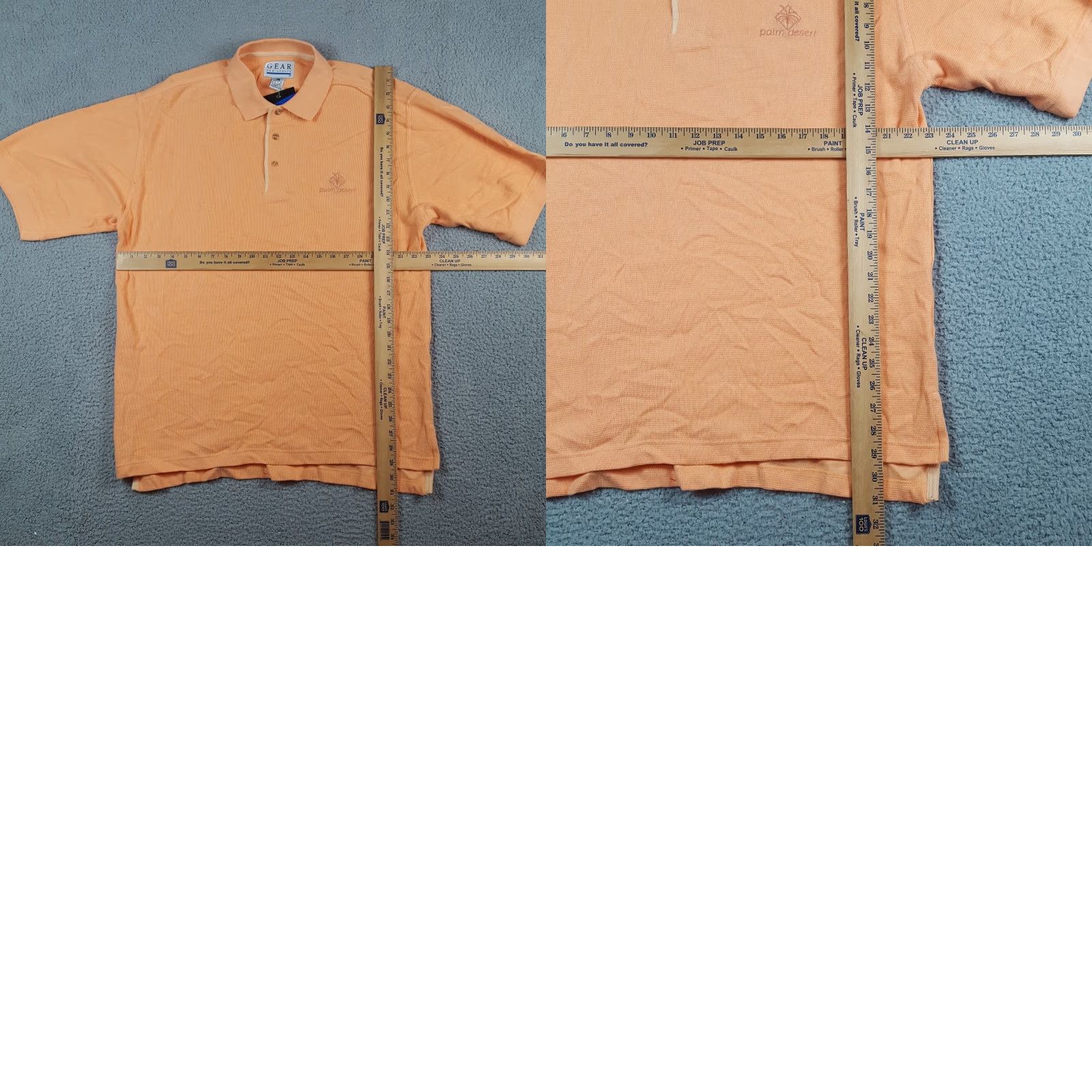 Vintage VINTAGE GEAR FOR SPORTS Polo Shirt Orange Knit Polo Men L Golf Casual 90s Preppy Palm Desert Collar Shirt Size US L / EU 52-54 / 3 - 8 Thumbnail
