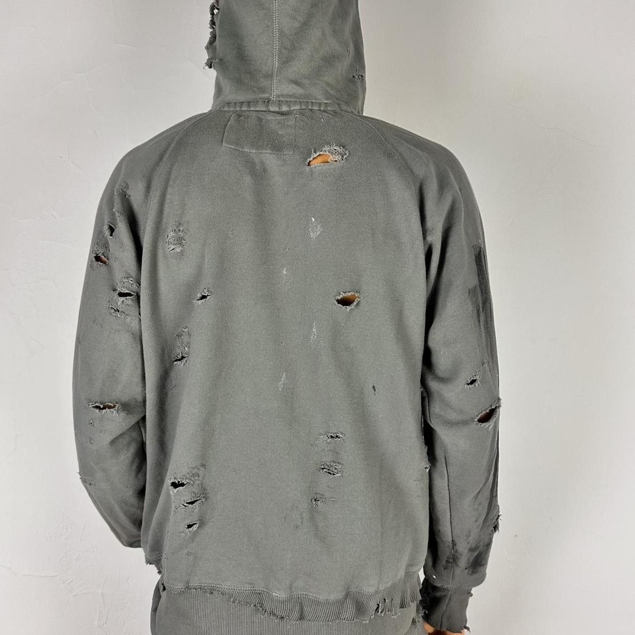 Other ASTROBOI* Y2K Indie Grunge Gray Painted Sweatshirt - Large Size US L / EU 52-54 / 3 - 4 Thumbnail