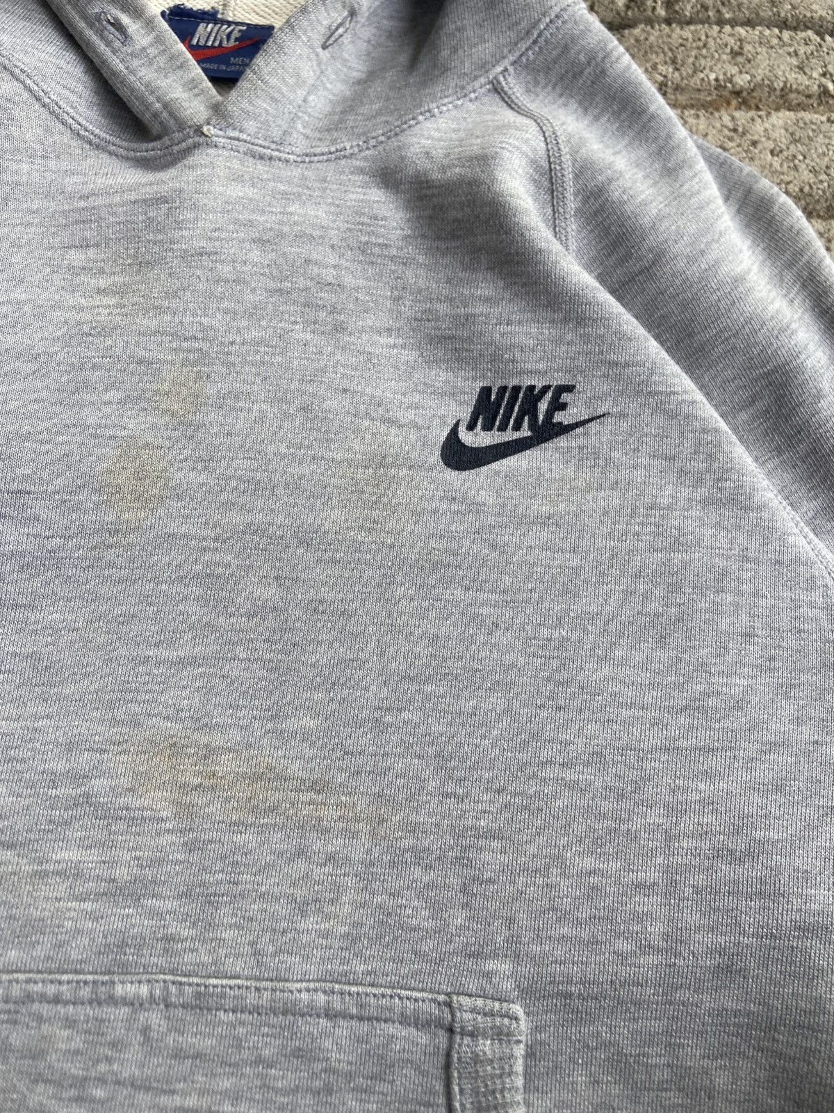 Nike × Vintage Vintage NIKE hoodie blue tag made in Japan Size US S / EU 44-46 / 1 - 2 Thumbnail