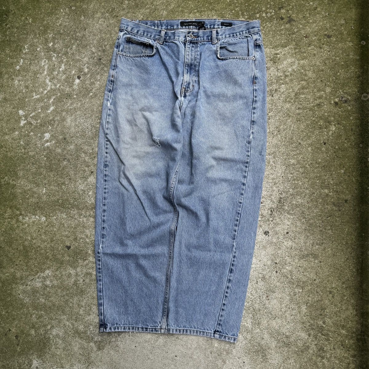 Calvin Klein Thrashed Faded Distressed Calvin Klein Jeans ERD Grunge Size US 38 / EU 54 - 6 Thumbnail