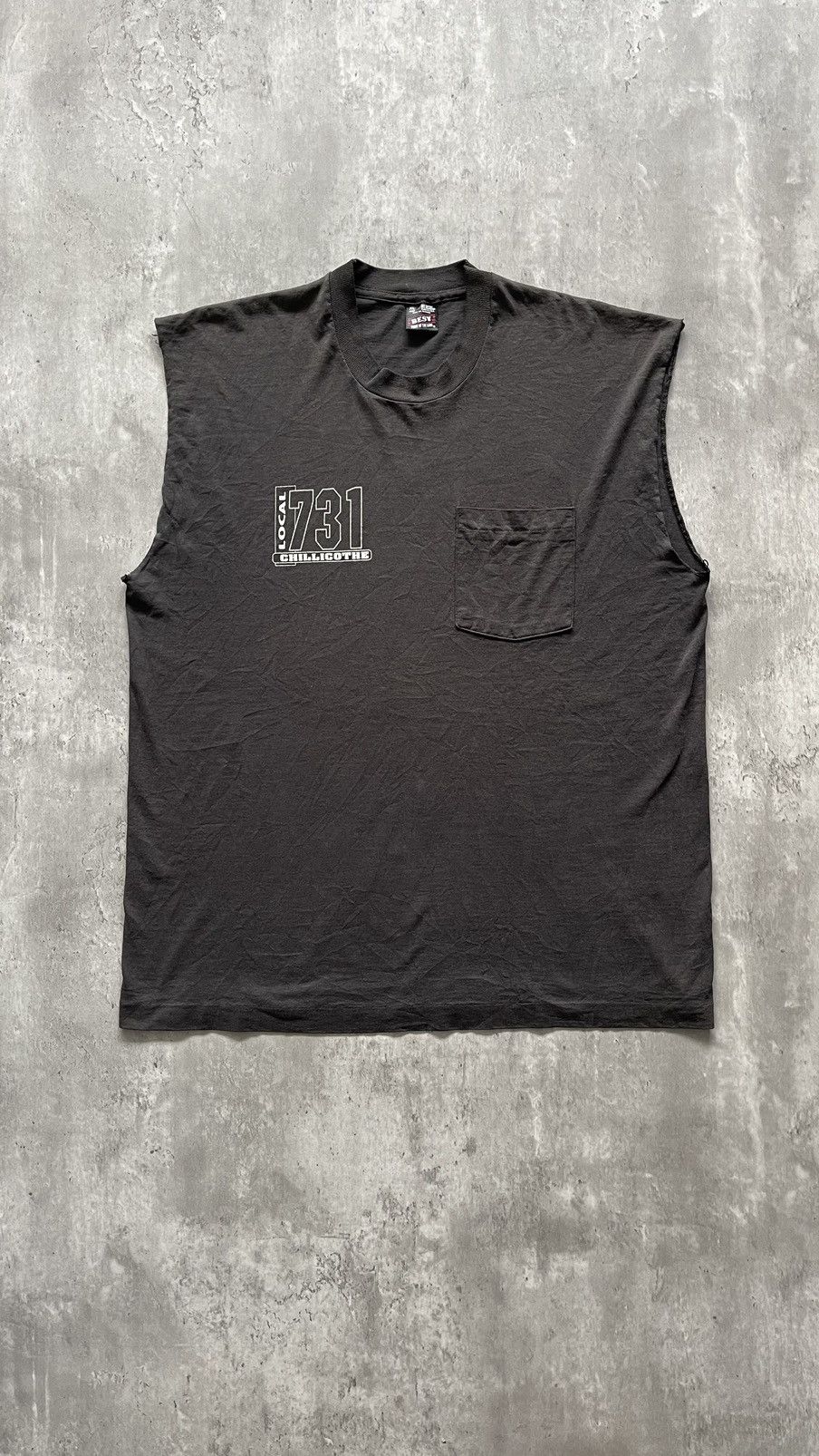Band Tees × Vintage VINTAGE 1990S SOLIDARITY FADED POCKET TANK TEE Size US XL / EU 56 / 4 - 3 Thumbnail