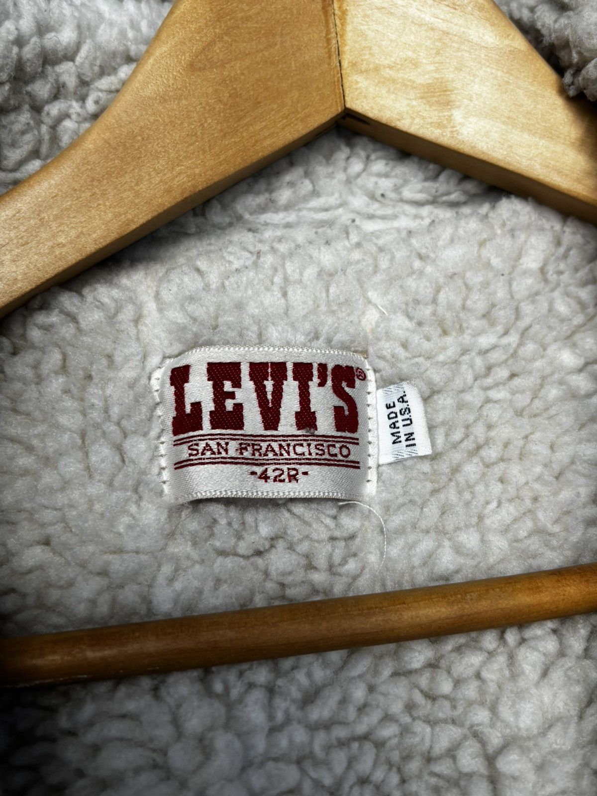 Levi's Levis 70/80s vintage sherpa lined denim jacket Size US L / EU 52-54 / 3 - 2 Thumbnail