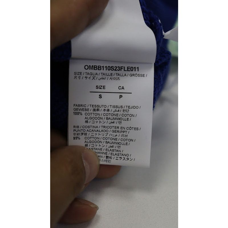 Off-White o1rshd1 Wave Off Boxy Hoodie in Purple White Size US S / EU 44-46 / 1 - 11 Thumbnail