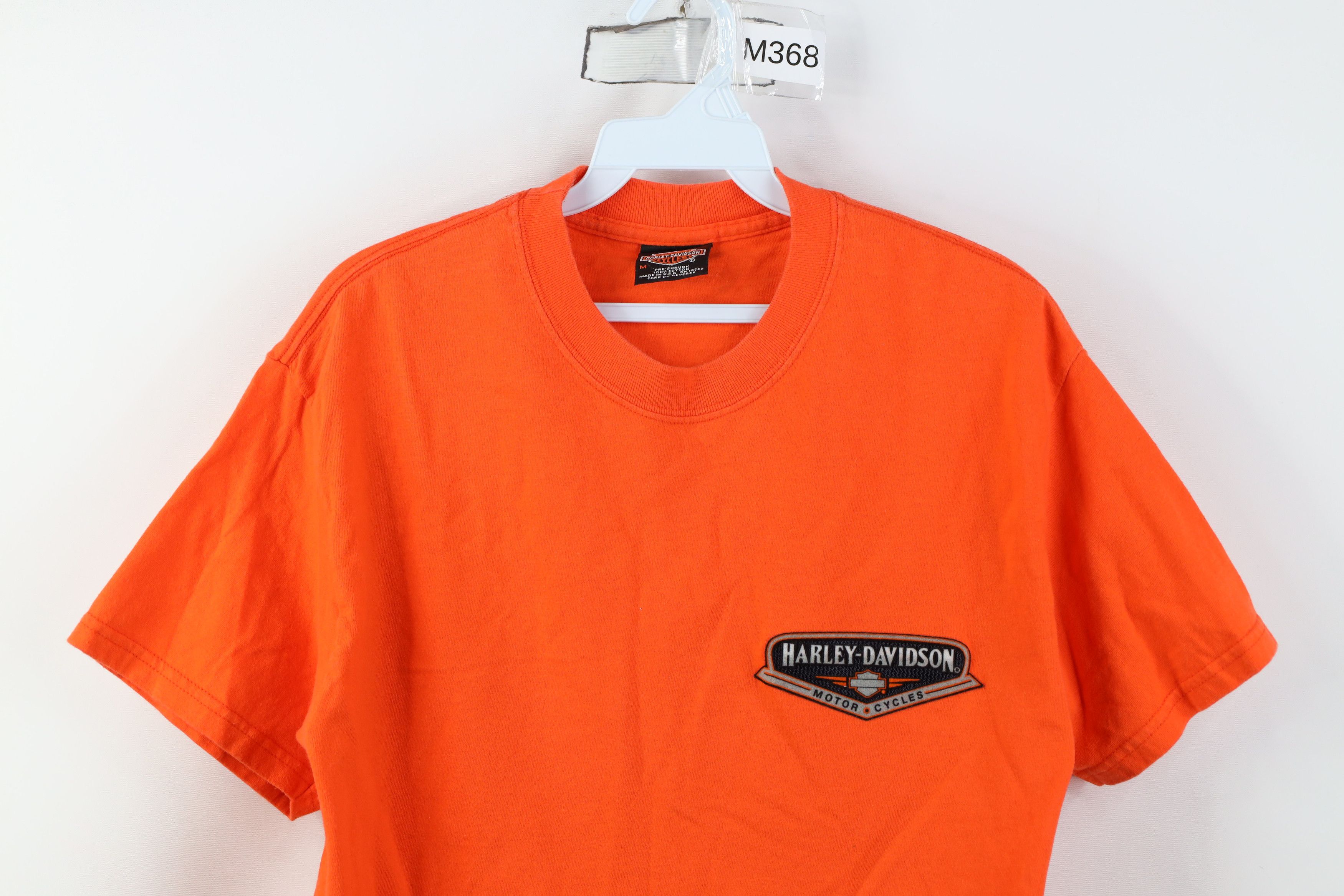 Harley Davidson Vintage 90s Harley Davidson Spell Short Sleeve T-Shirt USA Size US M / EU 48-50 / 2 - 2 Thumbnail