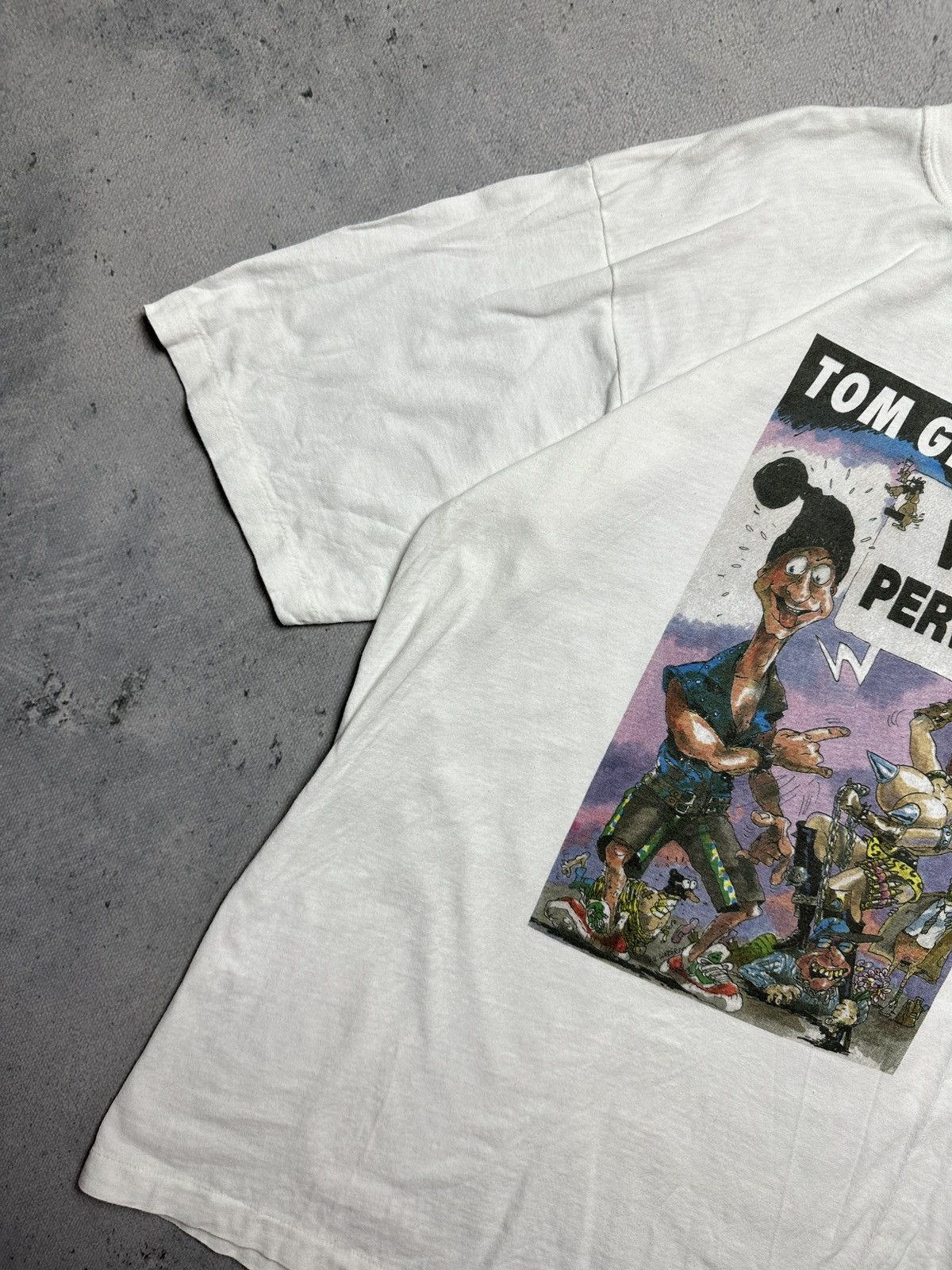 Vintage Tom Gerhardt Voll Pervers Tour ‘95 Humor Crazy Print 1995 Size US L / EU 52-54 / 3 - 7 Thumbnail