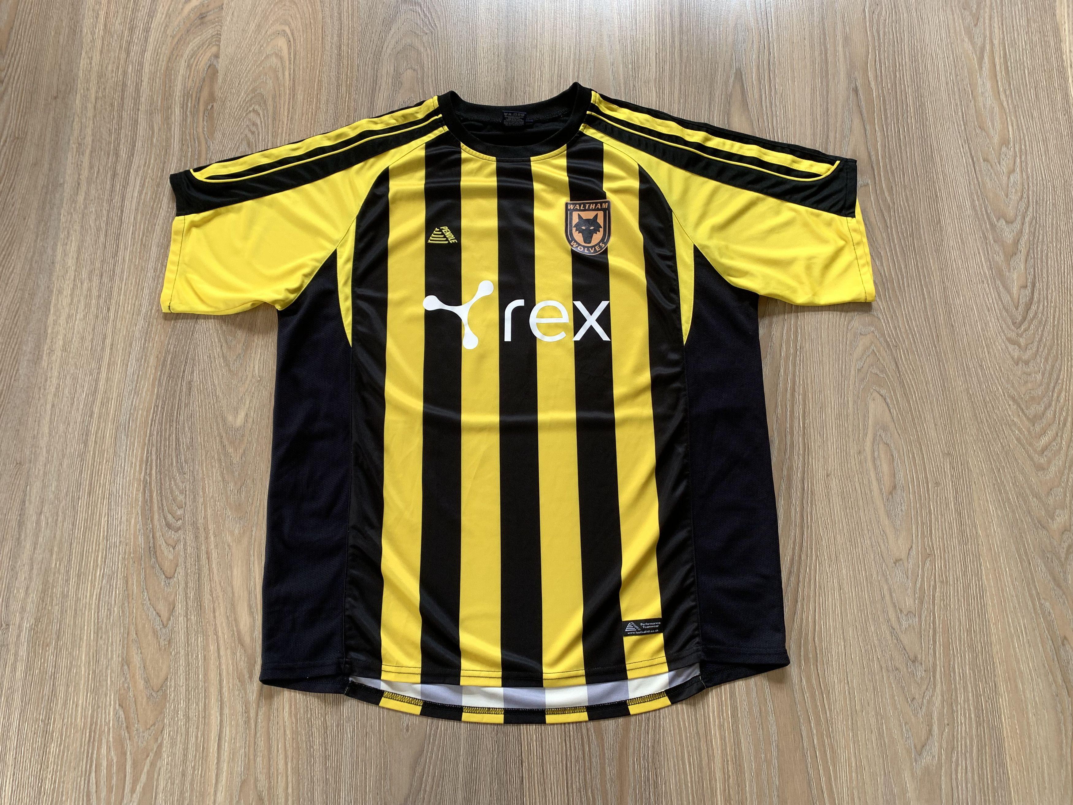 Vintage Pendle Waltham Wolwes Footbal Club Jersey Size US XL / EU 56 / 4 - 3 Thumbnail