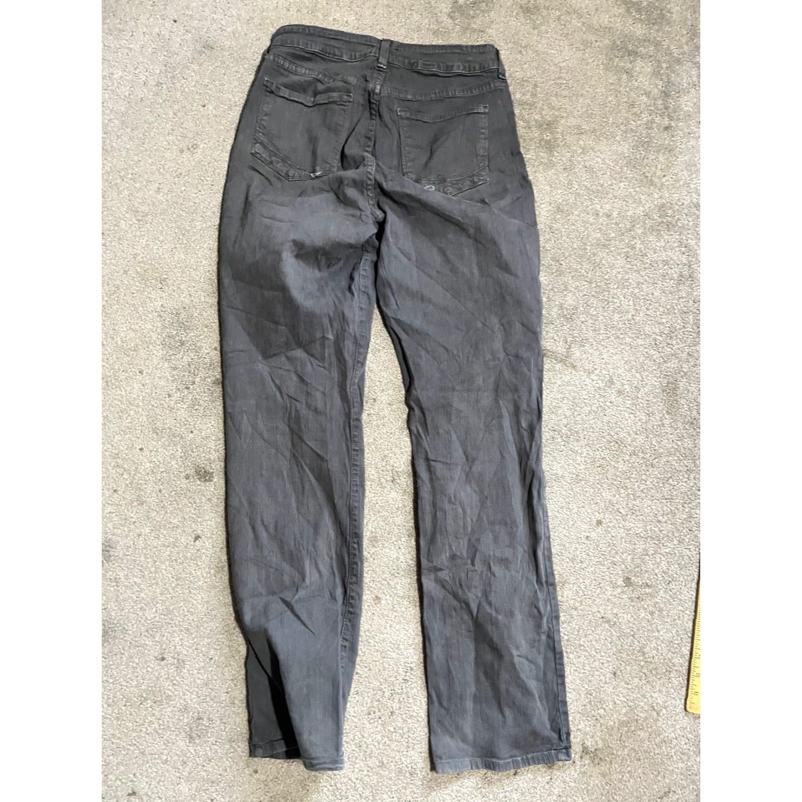 NYDJ NYDJ Not Your Daughter’s Jeans Straight Mid Rise 10 Gray Jeans Women Size 10 Straight Leg NYDJ Gray Womens Mid Rise 10 Jeans Size 32" / US 10 / IT 46 - 3 Thumbnail
