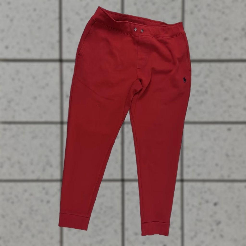 Ralph Lauren VINTAGE Polo Ralph Lauren Men Sweatpants Pants M Red Classic Logo Athleisure Pockets Comfort Includes Fleece Regular Size US M / EU 48-50 / 2 - 1 Thumbnail