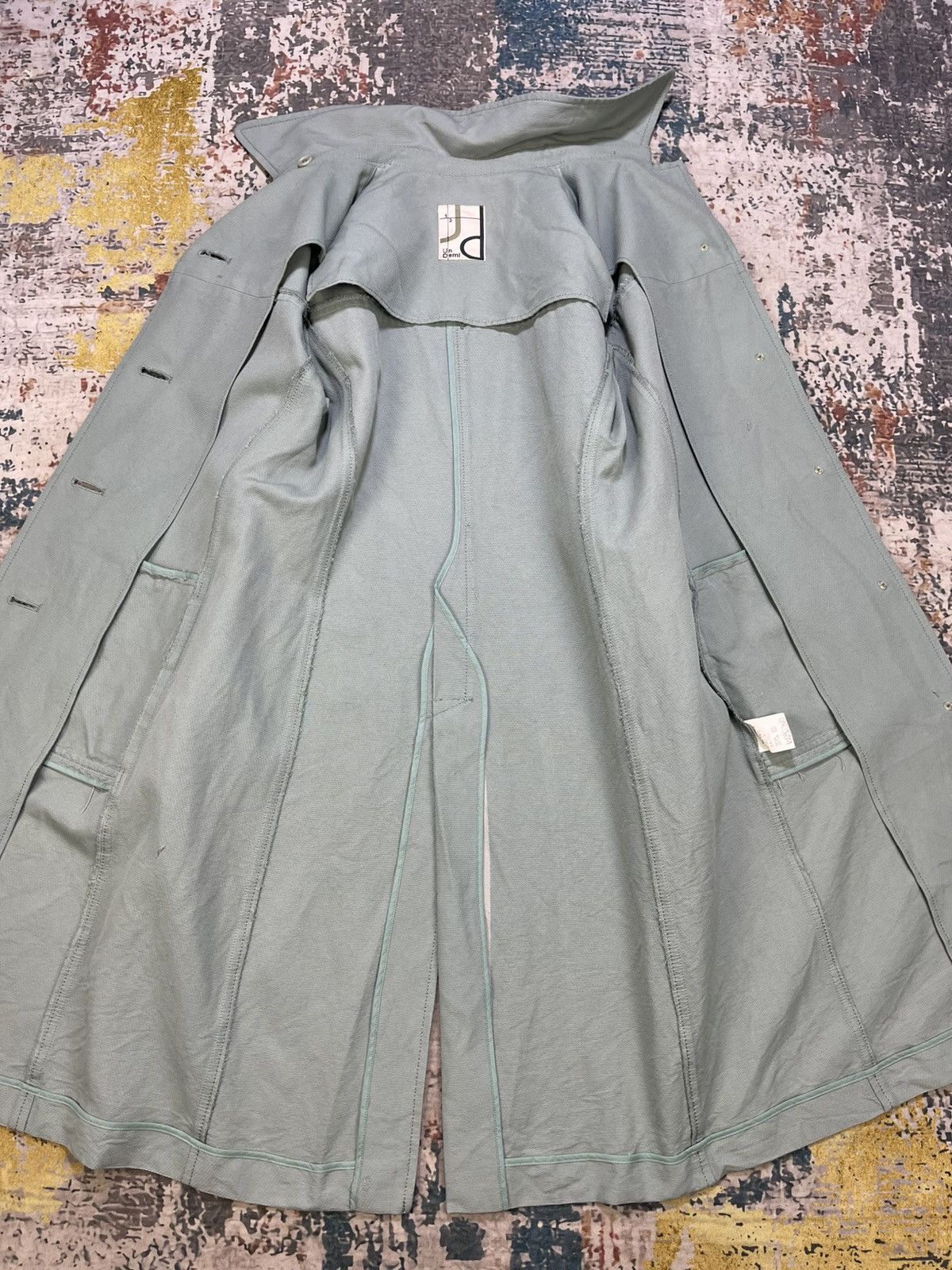 Japanese Brand 1/2 Un-Demi Trench Coat Size XS / US 0-2 / IT 36-38 - 8 Thumbnail