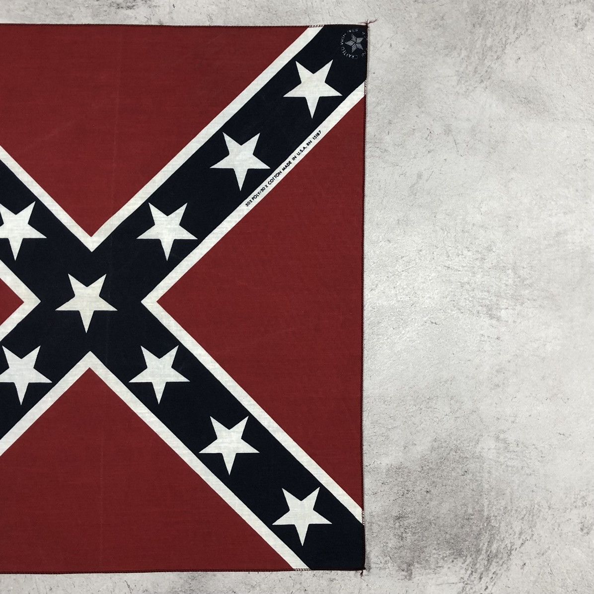 Vintage 90s Confederate Flag Bandana USA Crafted With Pride Size ONE SIZE - 6 Thumbnail
