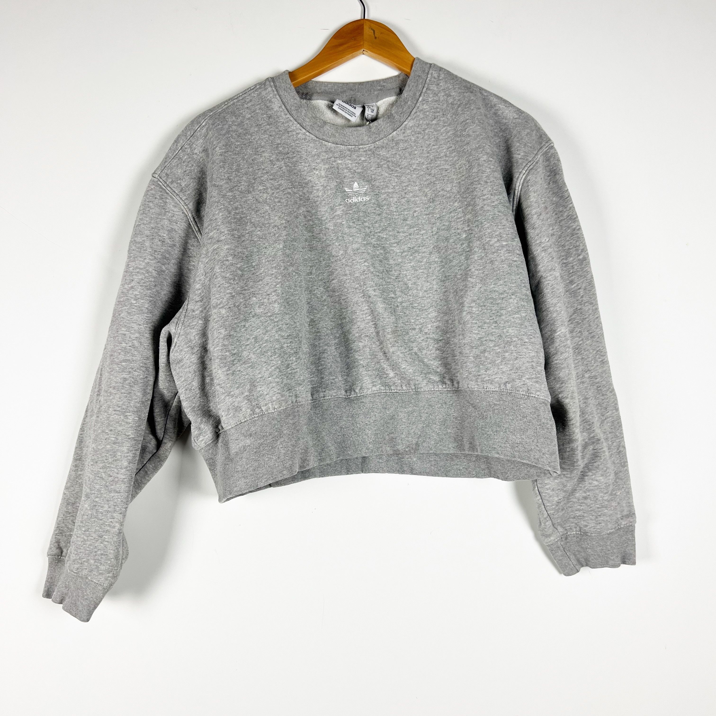 Adidas Adidas Women's Cotton Fleece Lined Crew Size S / US 4 / IT 40 - 1 Thumbnail
