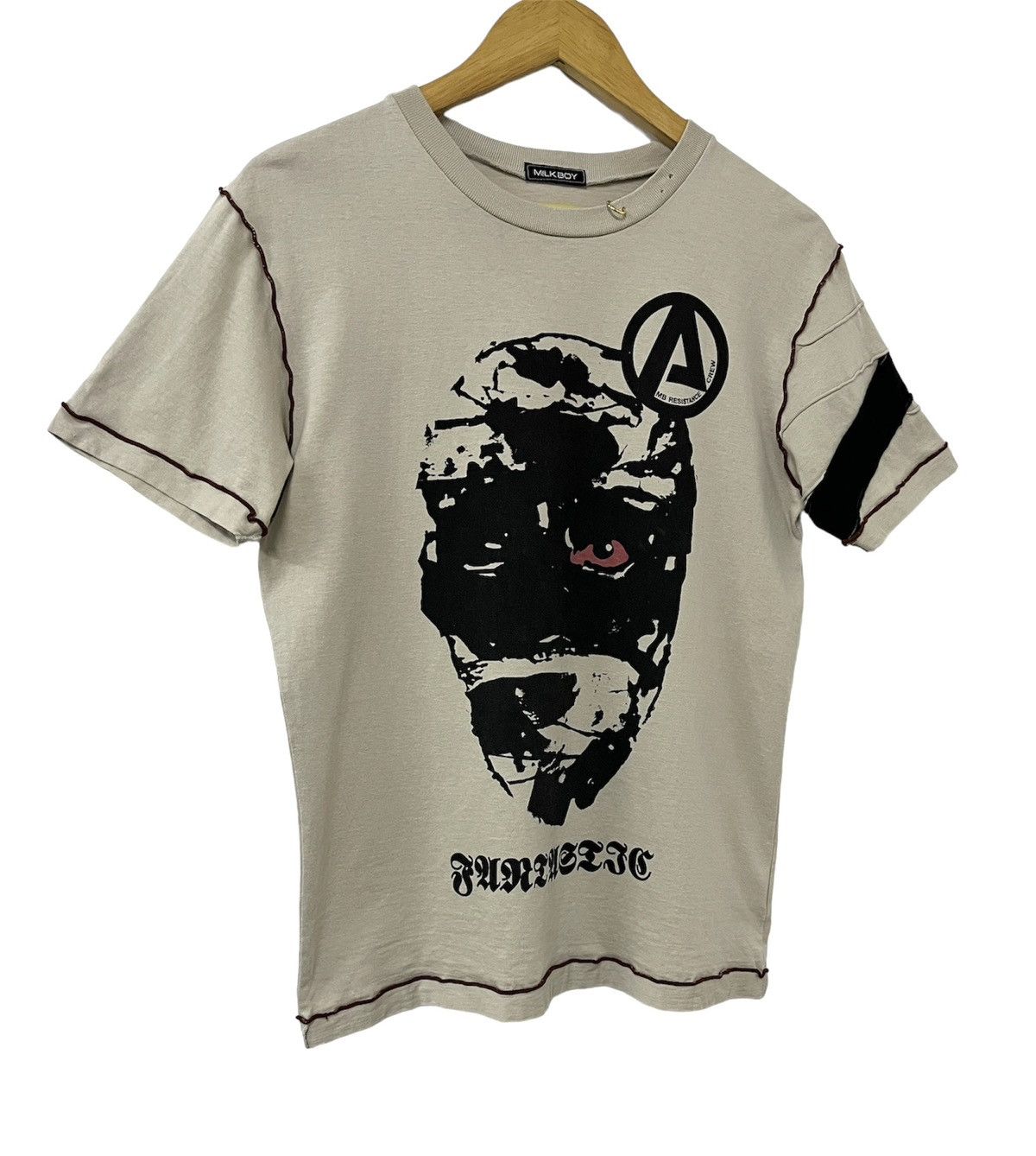 20471120 MILK BOY SEDITIONARIES SKULL PUNK JAPAN BRAND TSHIRT Size US M / EU 48-50 / 2 - 2 Thumbnail