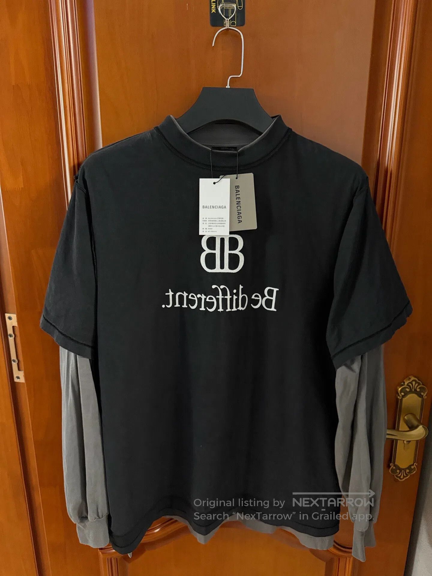 Balenciaga Balenciaga Layered short-sleeve T-shirt| Size US M / EU 48-50 / 2 - 1 Thumbnail