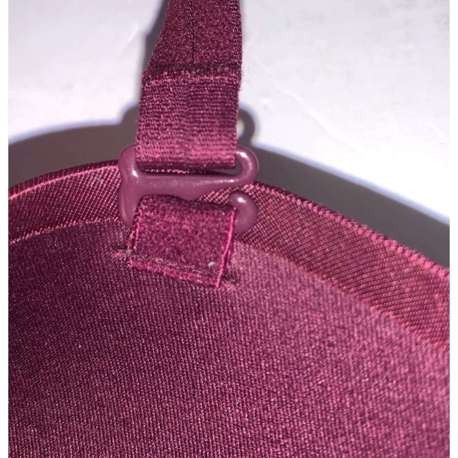 Victoria's Secret Victoria's Secret Very Sexy Bra 32DD Purple Demi Underwire Padded Multiway Convertible Back Closure Womens Size ONE SIZE - 3 Thumbnail