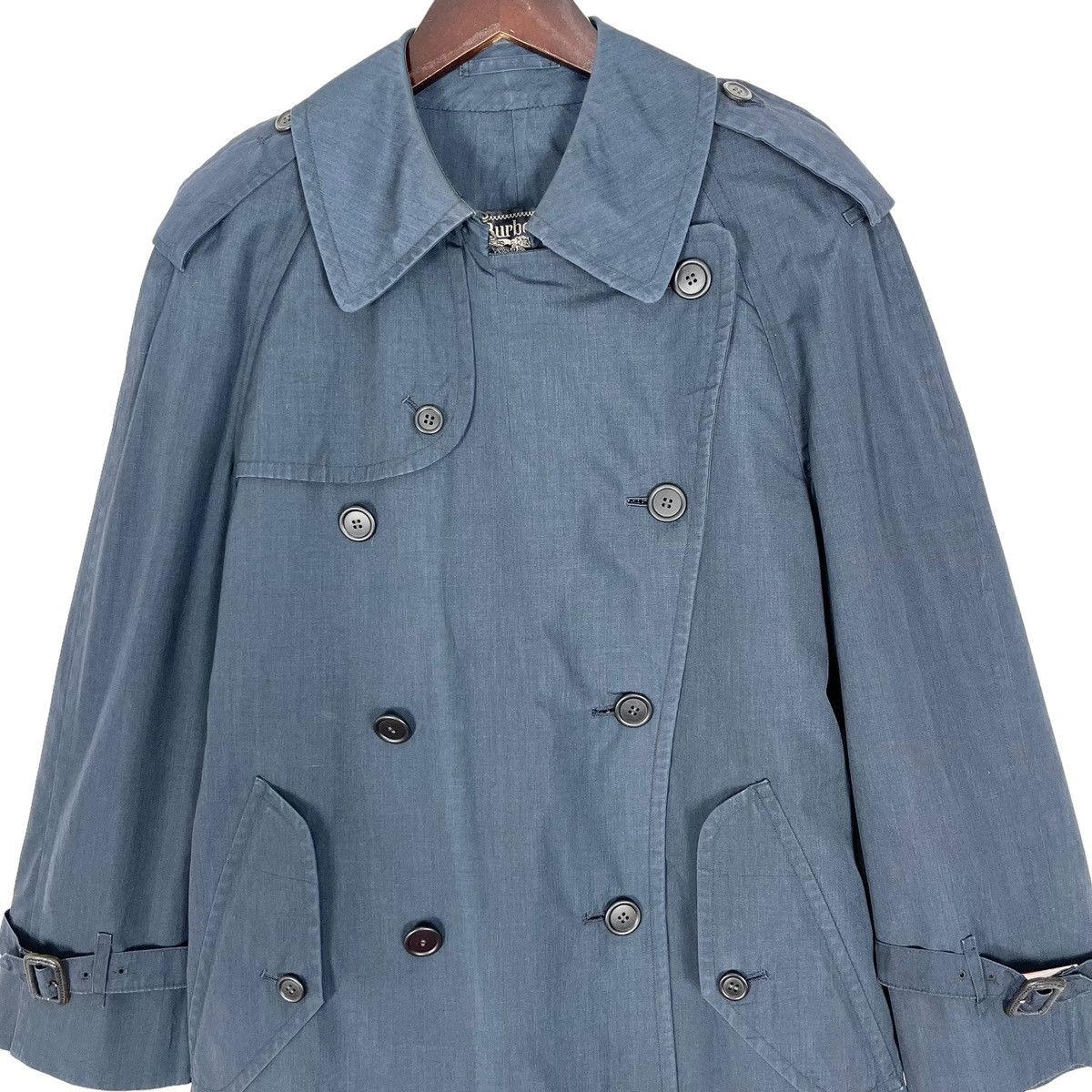 Burberry × Burberry Prorsum × Vintage Vintage 90’s Burberrys Nylon Trench Coat Size US M / EU 48-50 / 2 - 3 Thumbnail