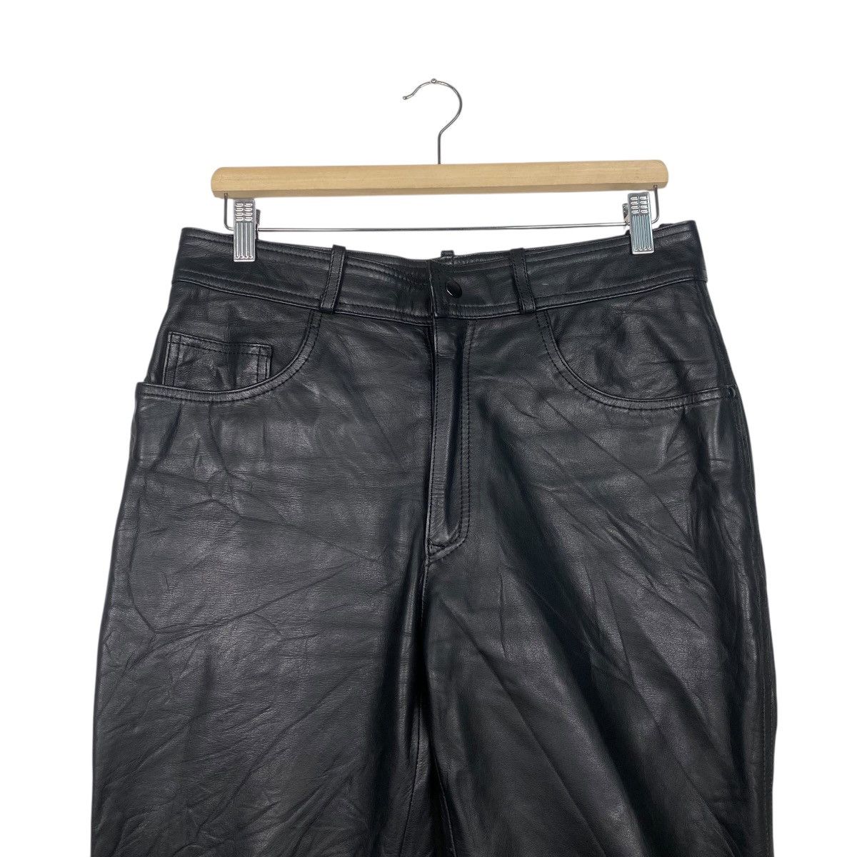 Genuine Leather × Japanese Brand × Leather Unbranded leather pant Size US 32 / EU 48 - 2 Thumbnail