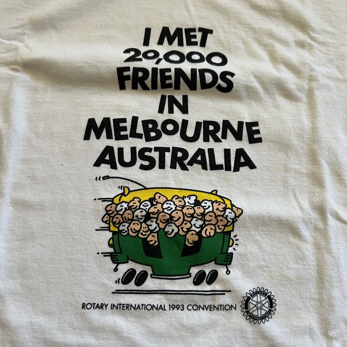 Vintage Vintage 1993 Melbourne Australia Rotary Friends shirt Size US XL / EU 56 / 4 - 2 Thumbnail