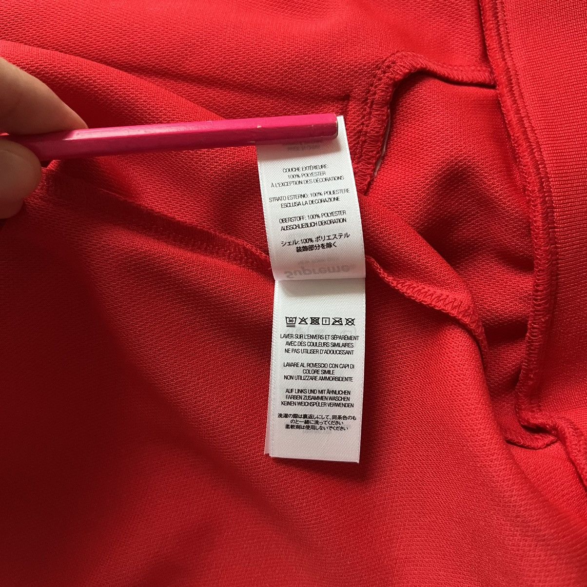 Supreme Supreme Worldwide Tricot Track Jacket Red XL Size US XL / EU 56 / 4 - 13 Thumbnail