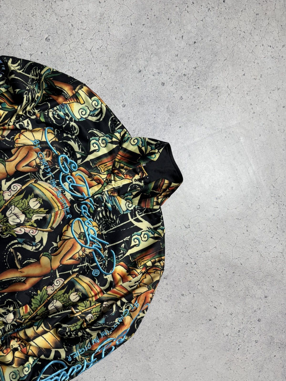 Ed Hardy Ed Hardy By Christian Audigier Overprint Jacket Size M Size US M / EU 48-50 / 2 - 4 Thumbnail