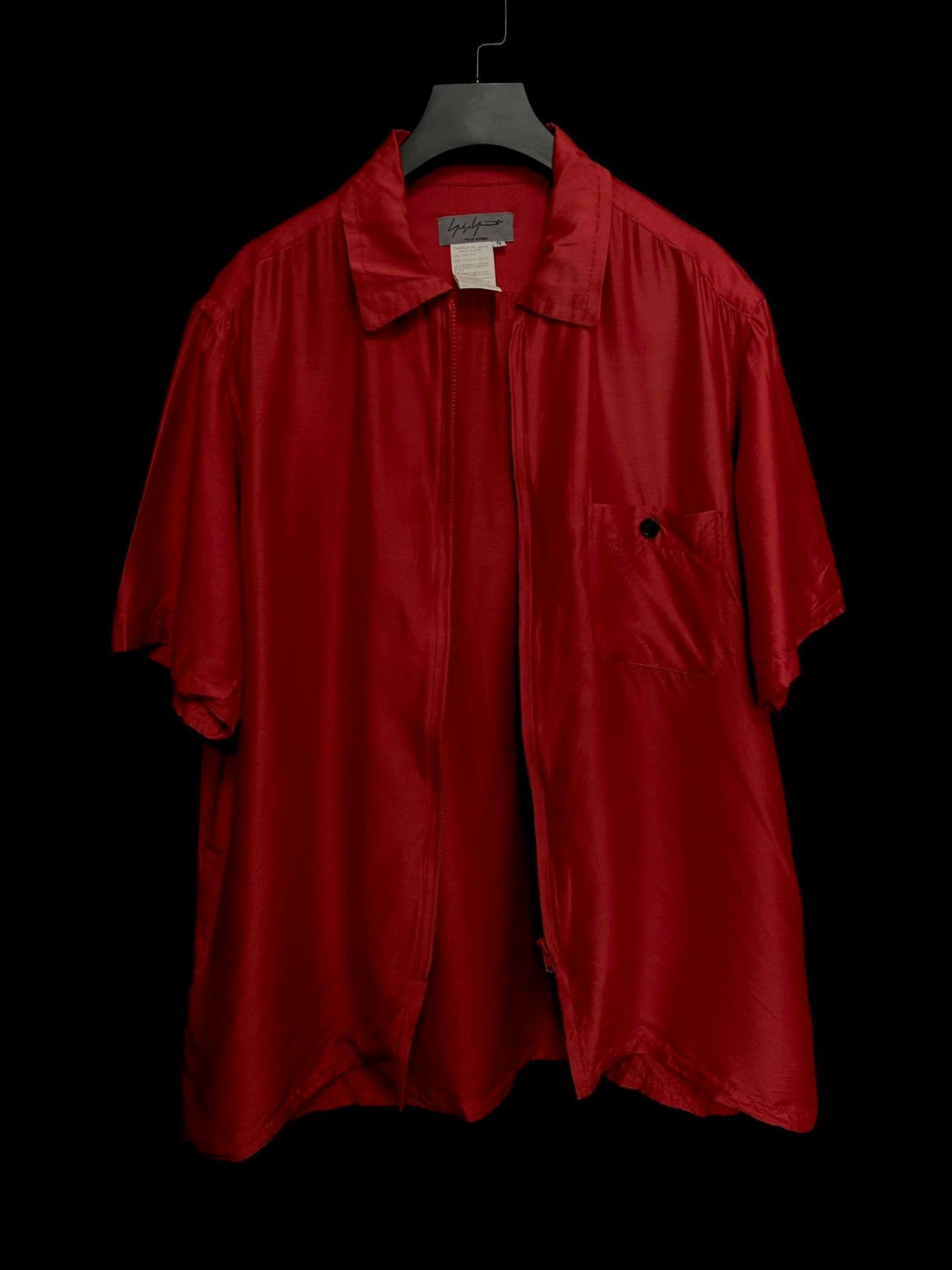 Yohji Yamamoto Yohji Yamamoto 04ss Taisho Silk Red Shirt-2505 Size US L / EU 52-54 / 3 - 2 Thumbnail