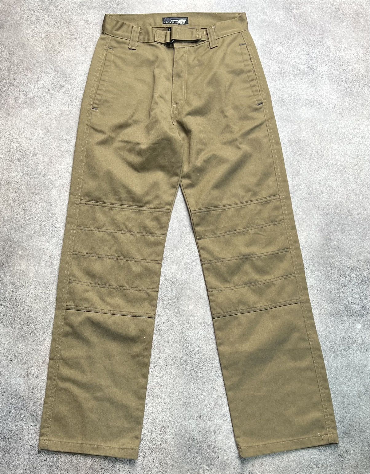Jack & Jones × Japanese Brand × Vintage Jack & Jones vintage belted work pants Size US 32 / EU 48 - 2 Thumbnail