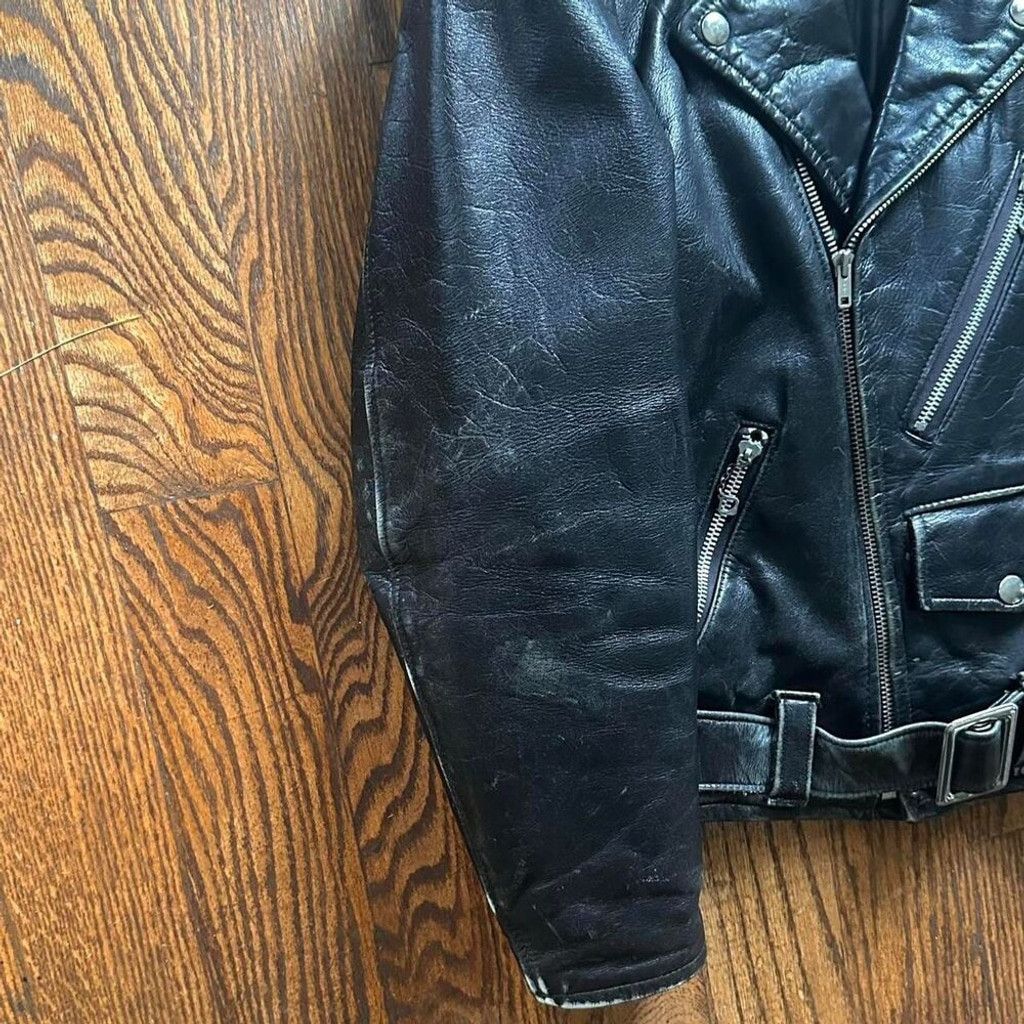 Other Vintage 1950’s Genuine Steerhide Leather Motorcycle Jacket Size US S / EU 44-46 / 1 - 7 Thumbnail