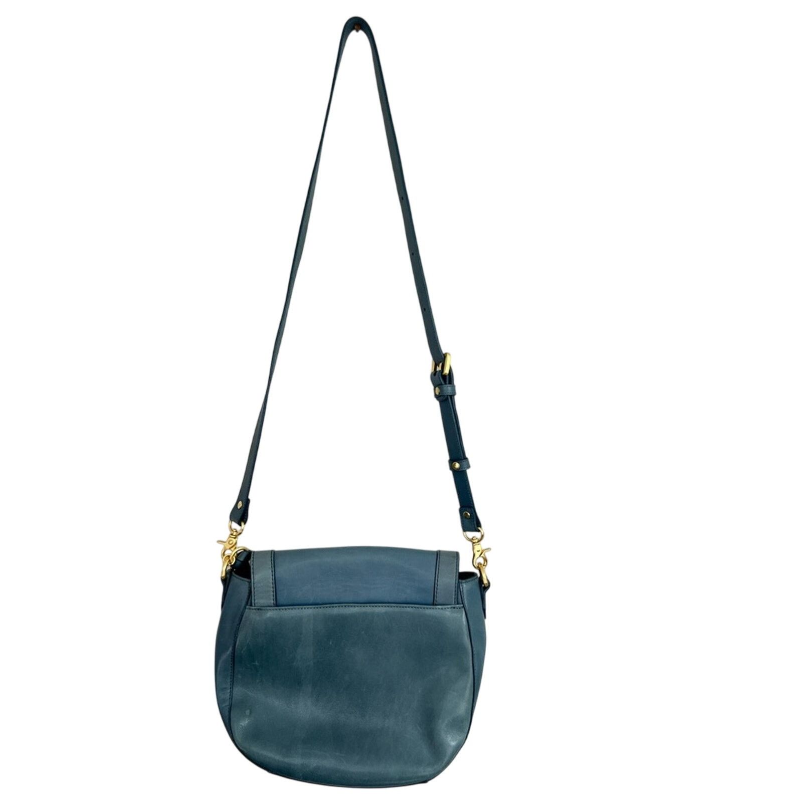 BRAHMIN Brahmin Southcoast Sonny Crossbody Purse Turnlock Teal Aqua Size ONE SIZE - 7 Thumbnail