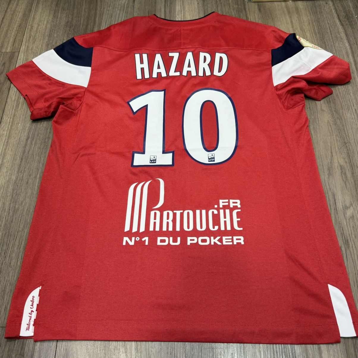 Umbro Lille 11/12 home shirt #10 Hazard Size US L / EU 52-54 / 3 - 3 Thumbnail