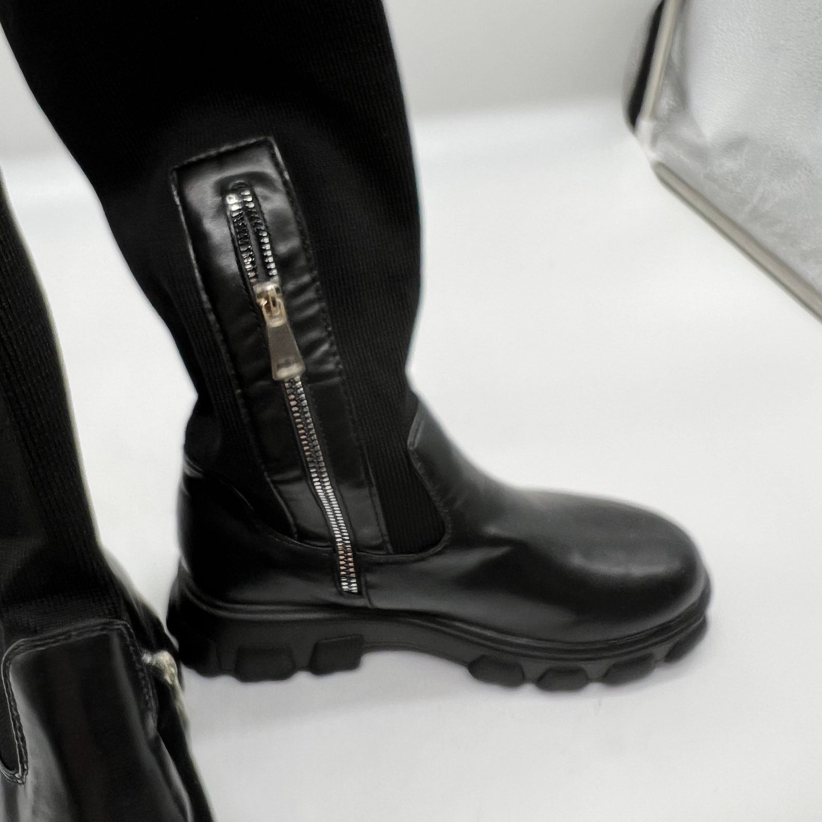 Other Women's Over The Knee Platform Thigh High Boots Round Toe Size US 8 / IT 38 - 8 Thumbnail