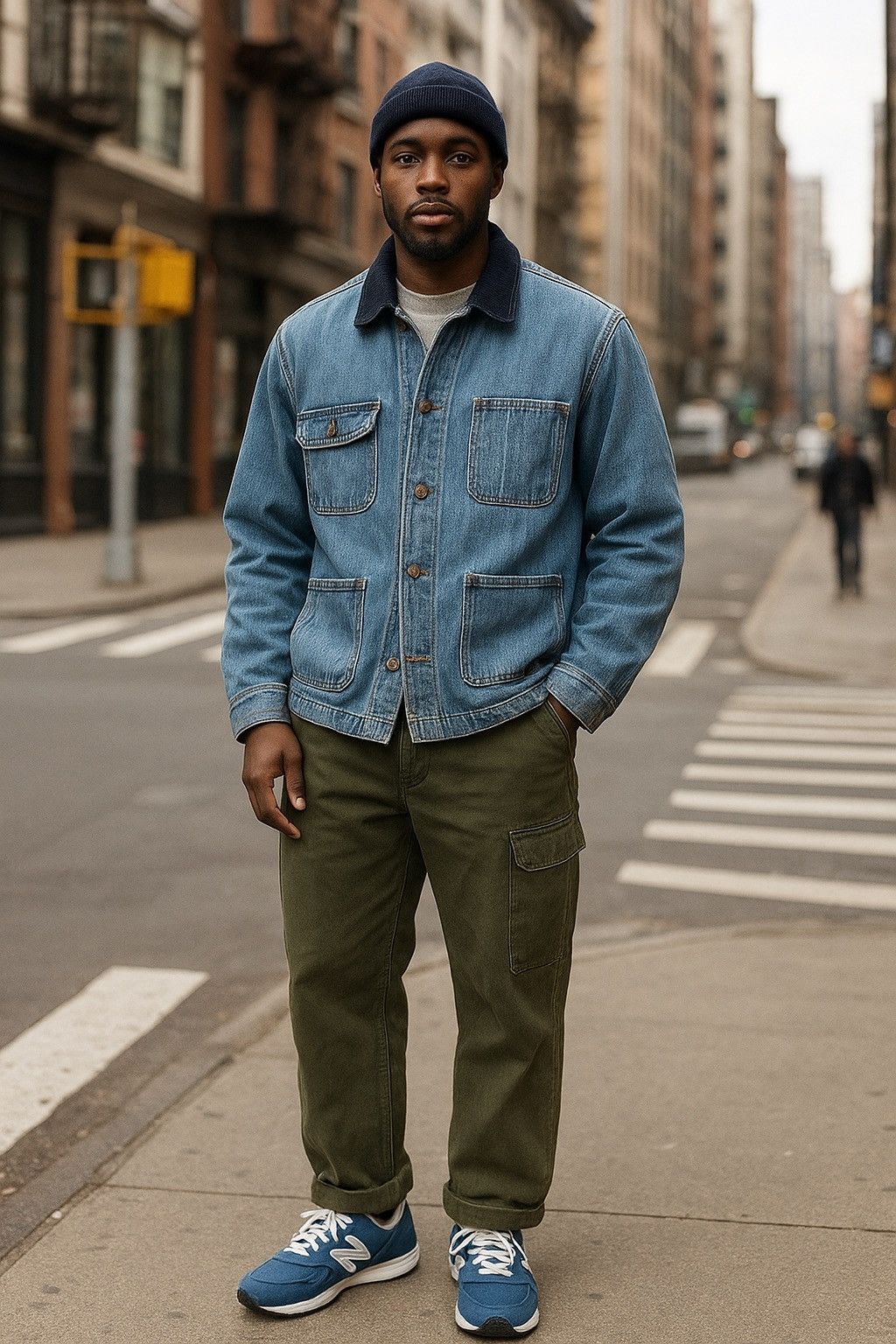 Ralph Lauren Polo Country 90s Denim Chore Coat - XL