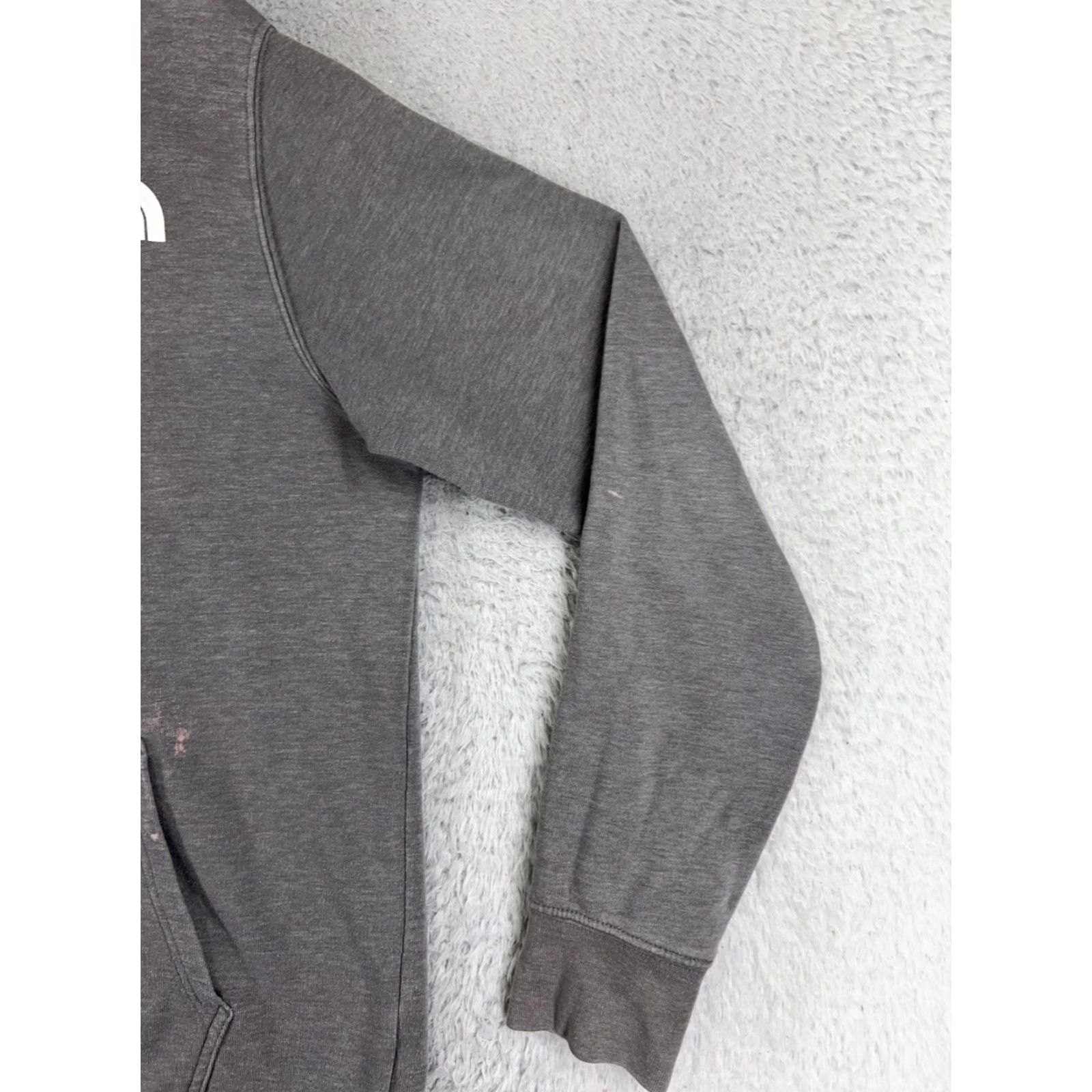 The North Face VINTAGE The North Face Hoodie Mens Large Gray Pullover with Pocket Cotton Jersey Crew Neck 90s Mens Hoodie Size US L / EU 52-54 / 3 - 2 Thumbnail