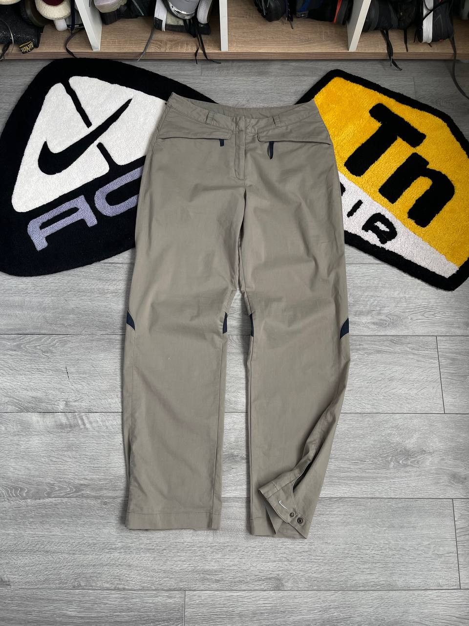 Nike × Streetwear × Vintage vintage nike mini swoosh track pants Size 30" / US 8 / IT 44 - 3 Thumbnail