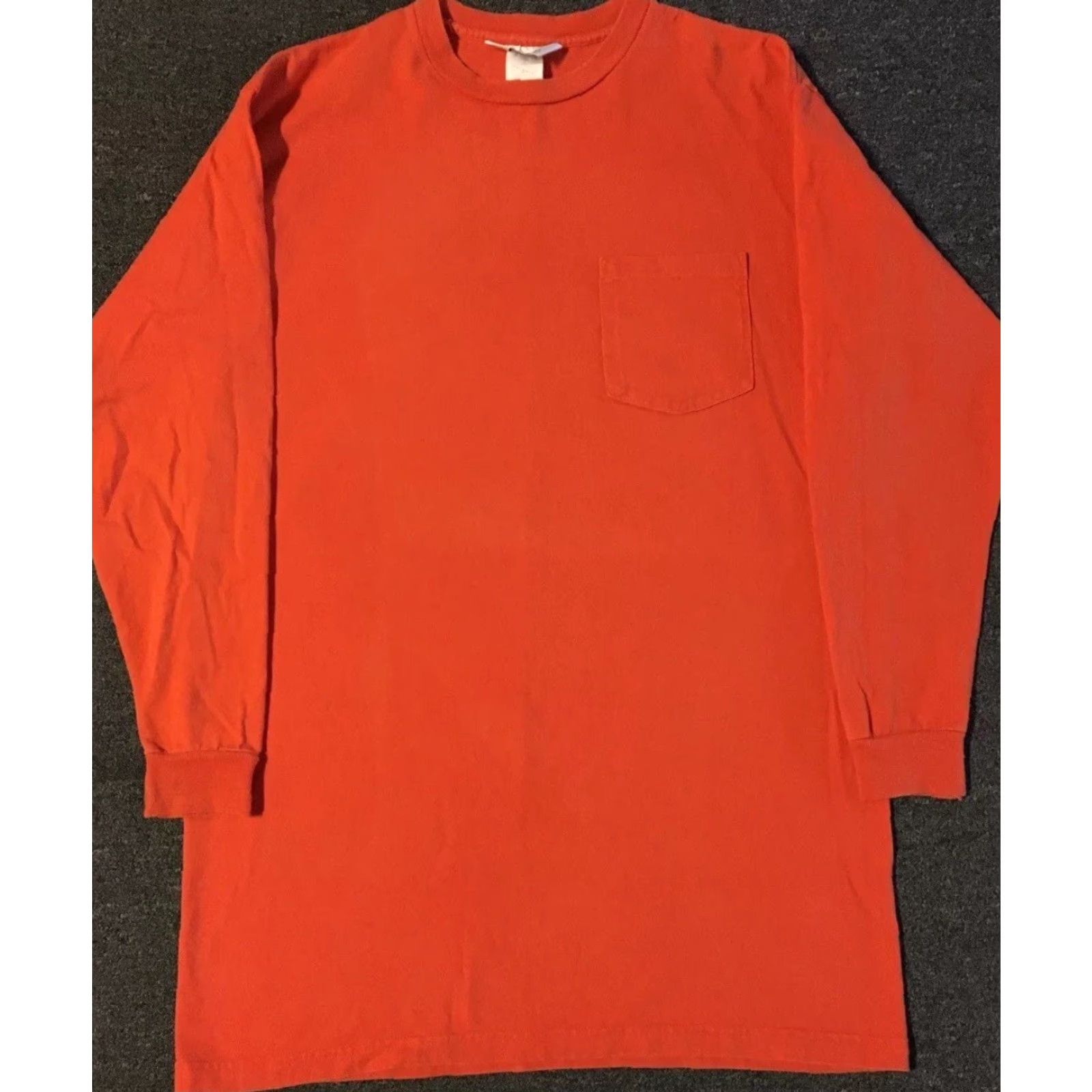 Vintage VINTAGE 90s Asplundh Tree Trimming Faded Distress Construction Shirt L Long Orange Grunge Trucker Mens T-Shirt USA 80s 90s Grunge Size US L / EU 52-54 / 3 - 3 Thumbnail
