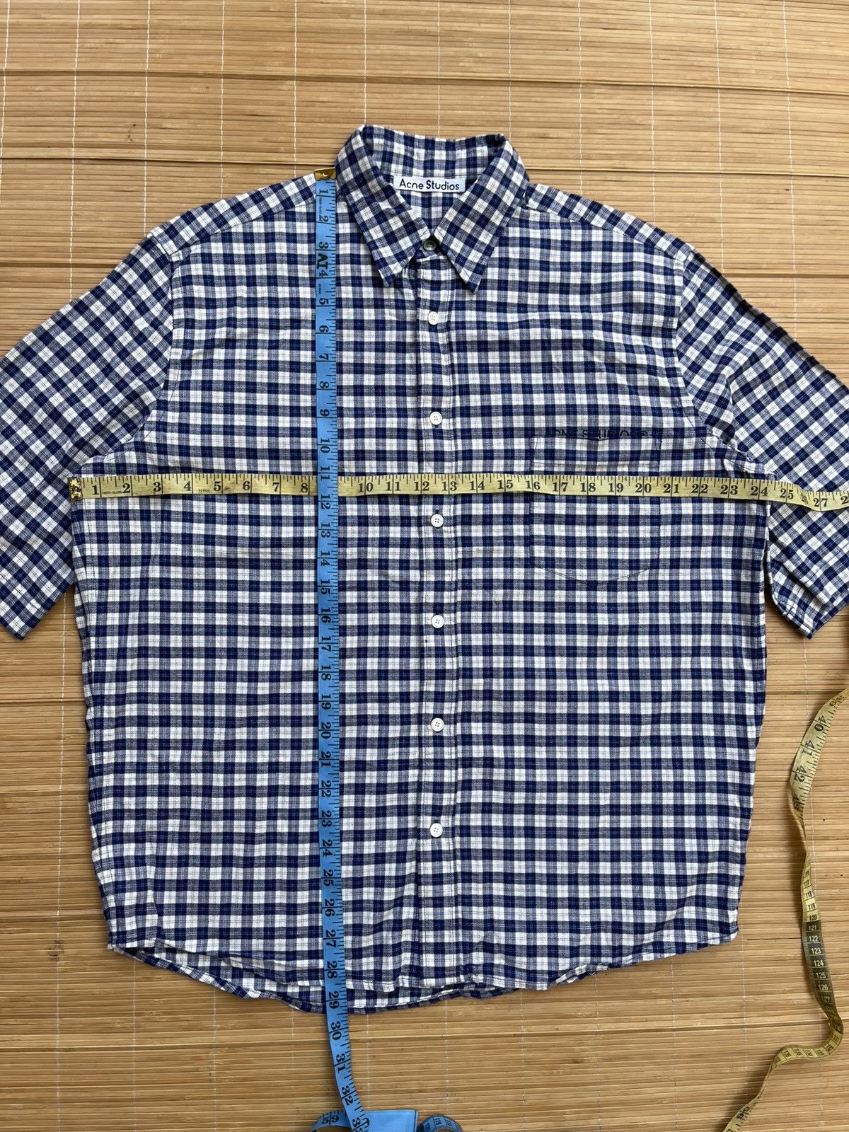 Acne Studios Acne Studios baggy flannel shirt button up Size US L / EU 52-54 / 3 - 8 Thumbnail