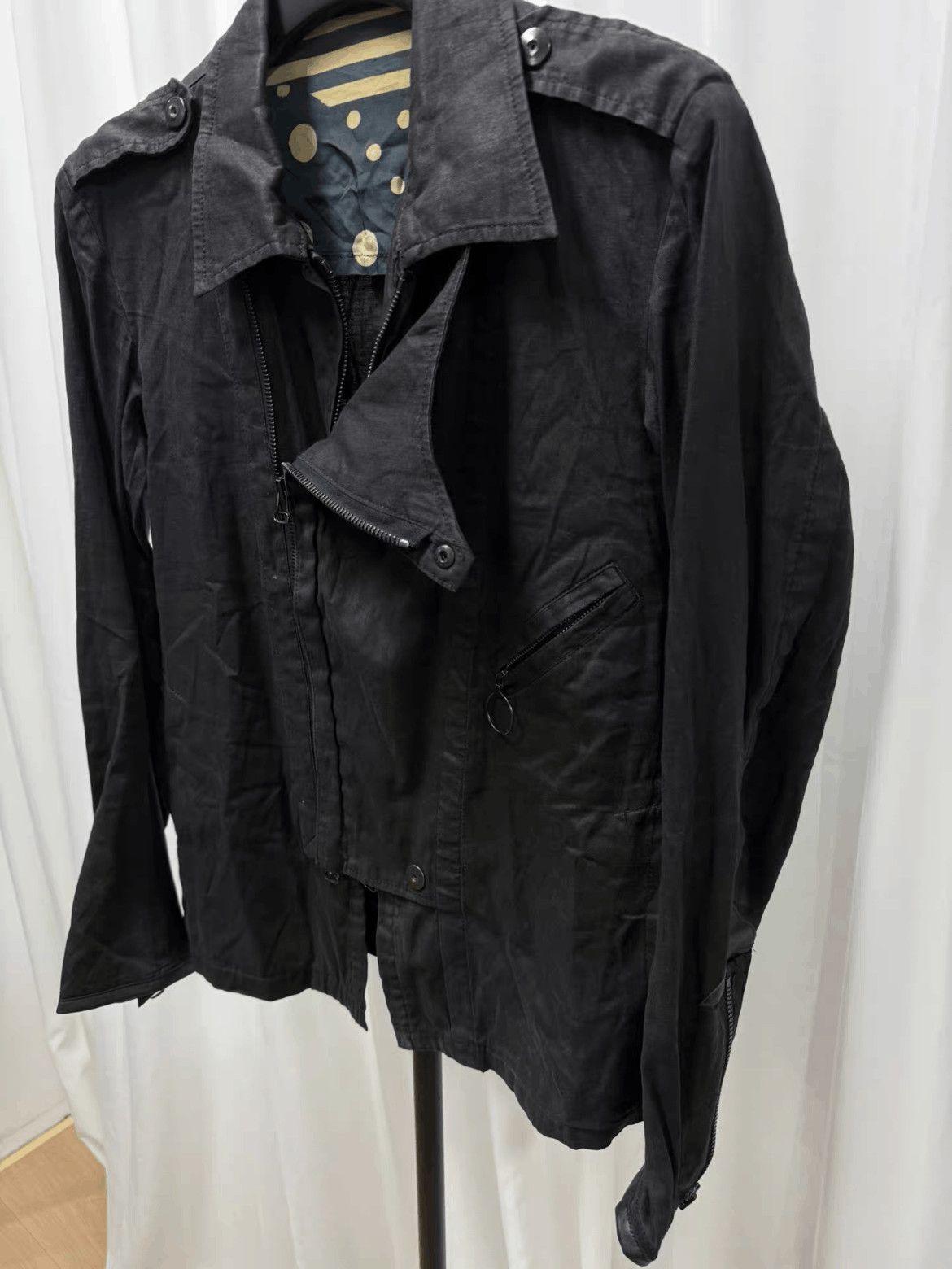 Yohji Yamamoto Yohji Yamamoto Yohji Yamamoto Y's Linen Zip-up Jacket-2506 Size US S / EU 44-46 / 1 - 2 Thumbnail