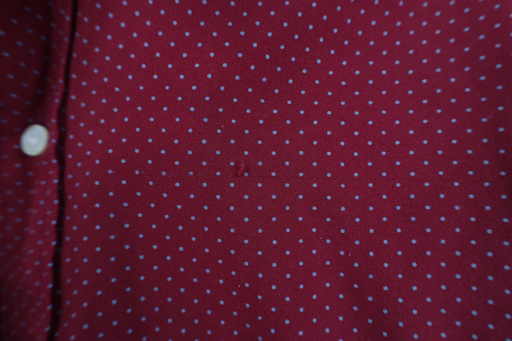 Givenchy Vintage 70s Givenchy Polka Dot Collared Button Shirt Red Size US S / EU 44-46 / 1 - 9 Thumbnail